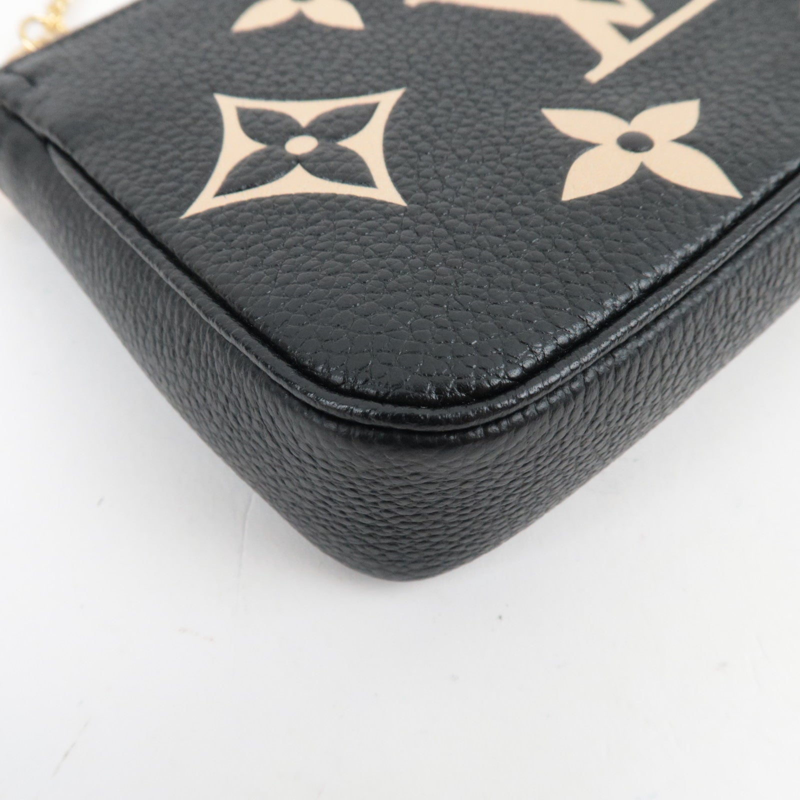 Louis Vuitton Bicolor Monogram Empreinte Mini Pochette Accessoires Noir M80732 RFID *Box, Dust bag