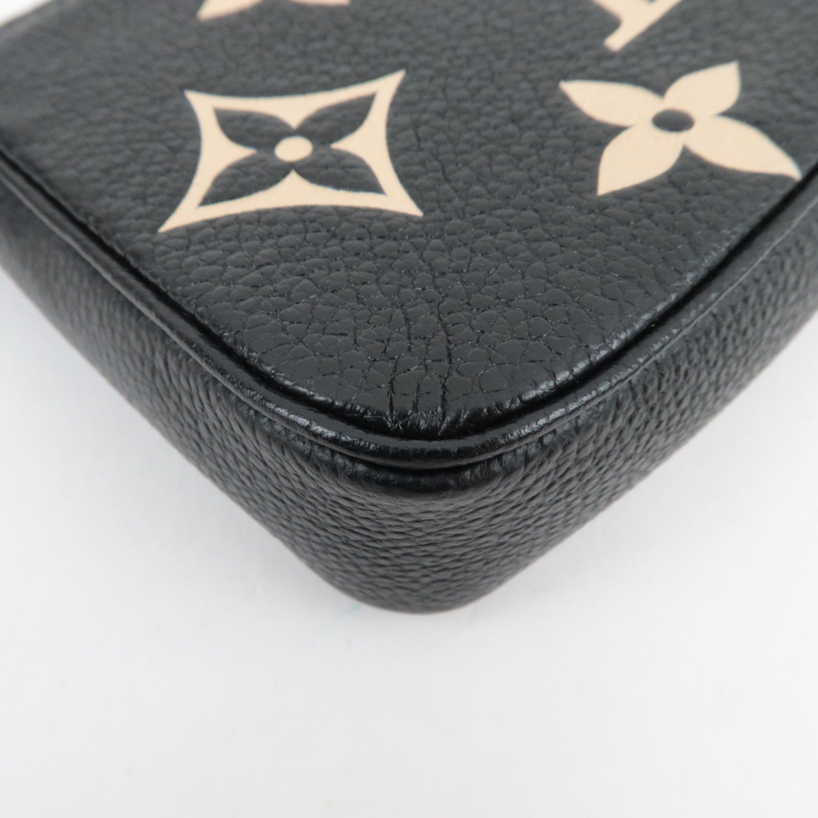 Louis Vuitton Bicolor Monogram Empreinte Mini Pochette Accessoires Noir M80732 RFID *Box, Dust bag