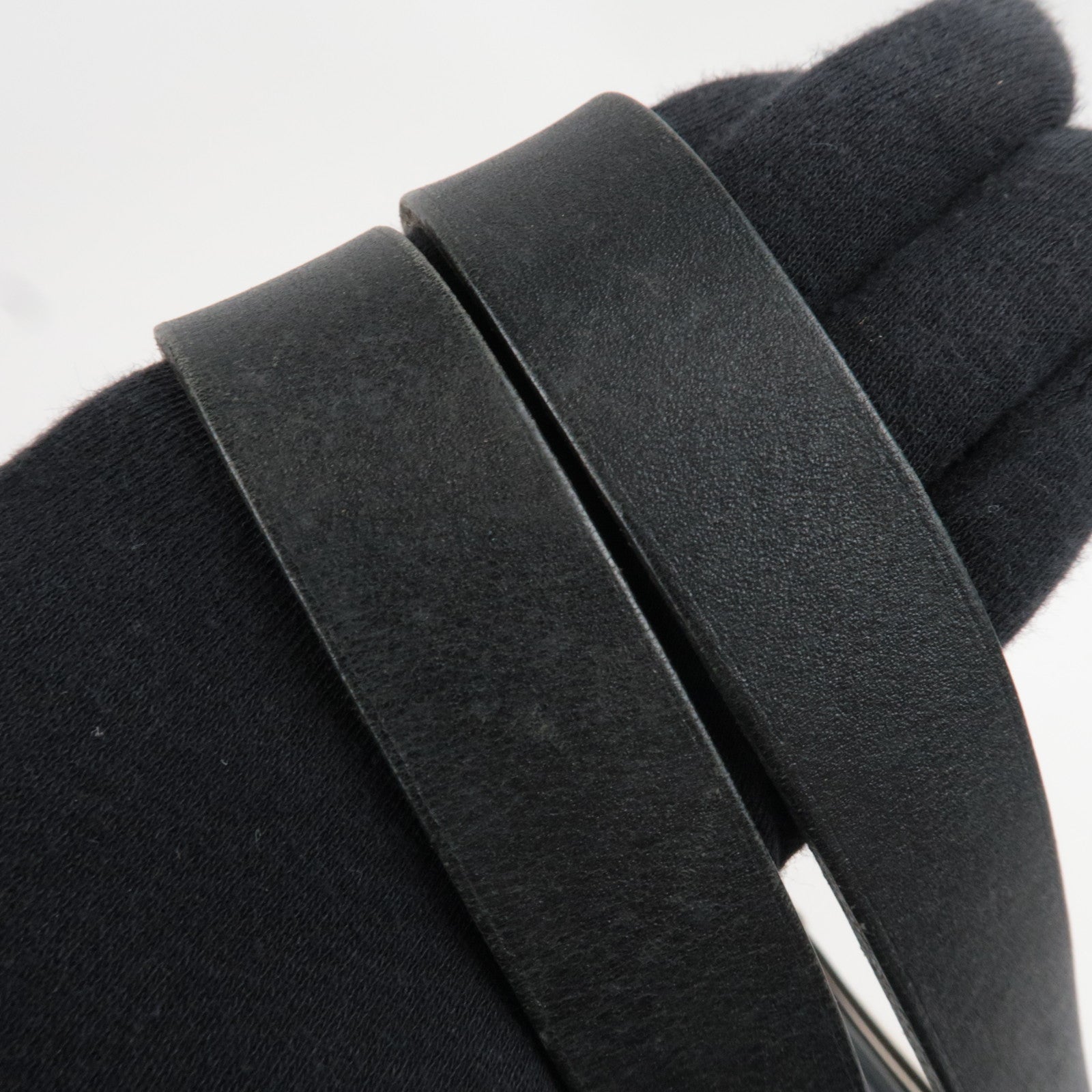 HERMES Her Bag Cabas PM □H Stamp (2004) Canvas Leather Beige Black *Spare bag