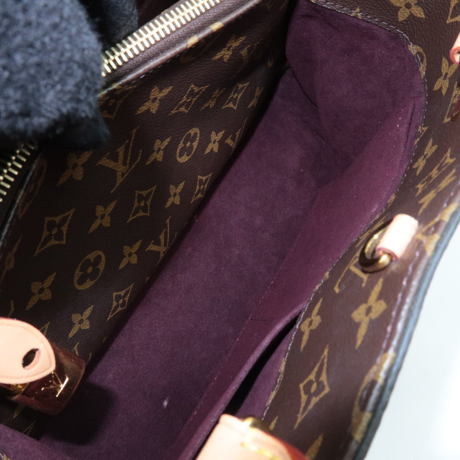 Louis Vuitton Monogram Montaigne MM 2Way Handbag M41056 CA2188 *Strap, Key Lock, Clochette