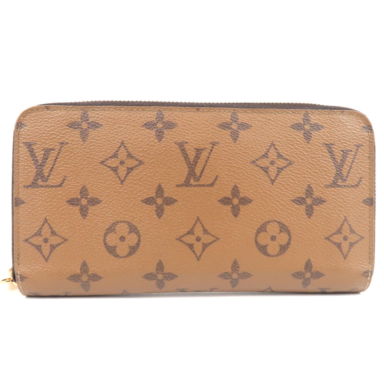 Louis Vuitton Monogram Reverse Zippy Long Wallet M82444 RFID 81323