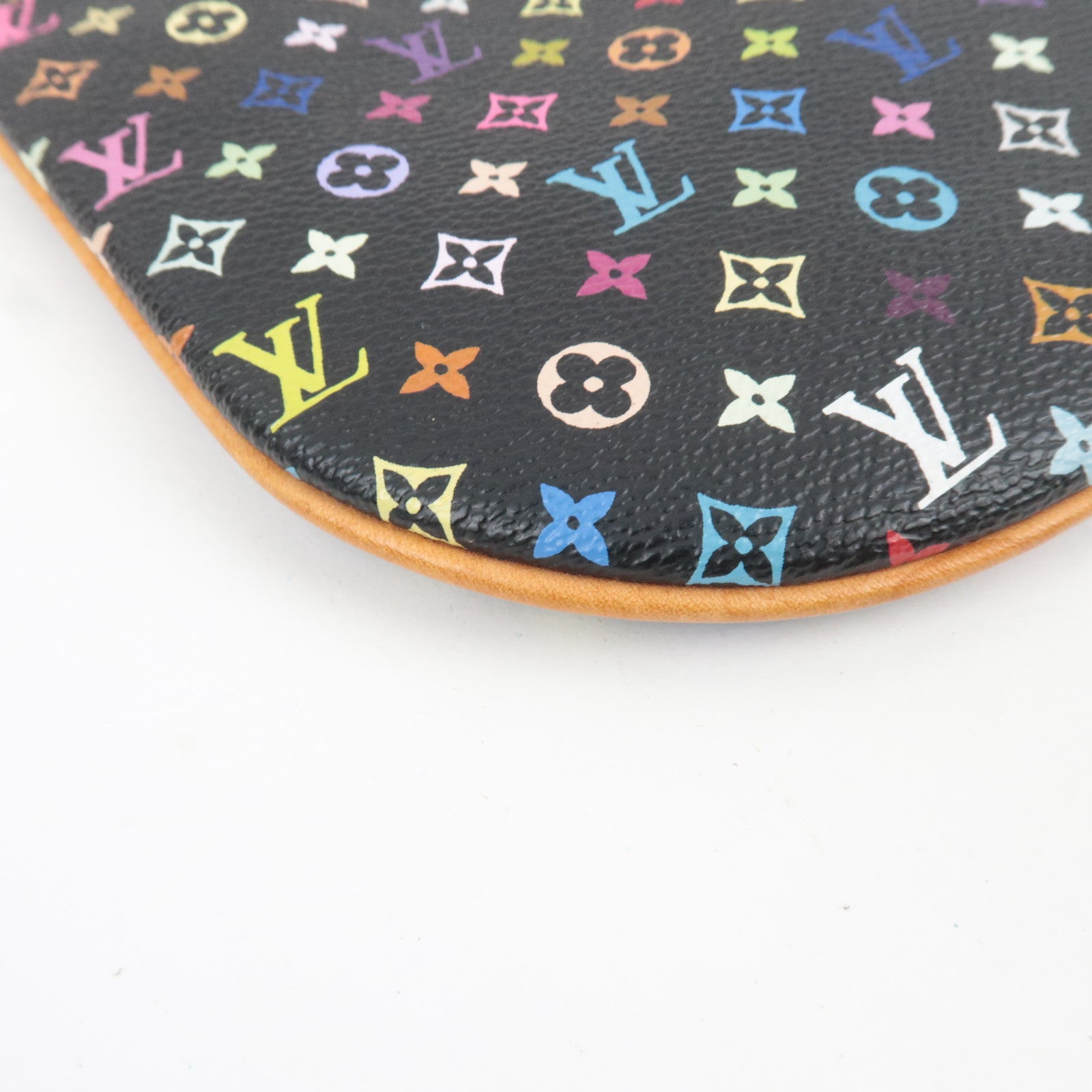 Louis Vuitton Monogram Multicolor Pochette GM Pouch Noir M60030 MI0066