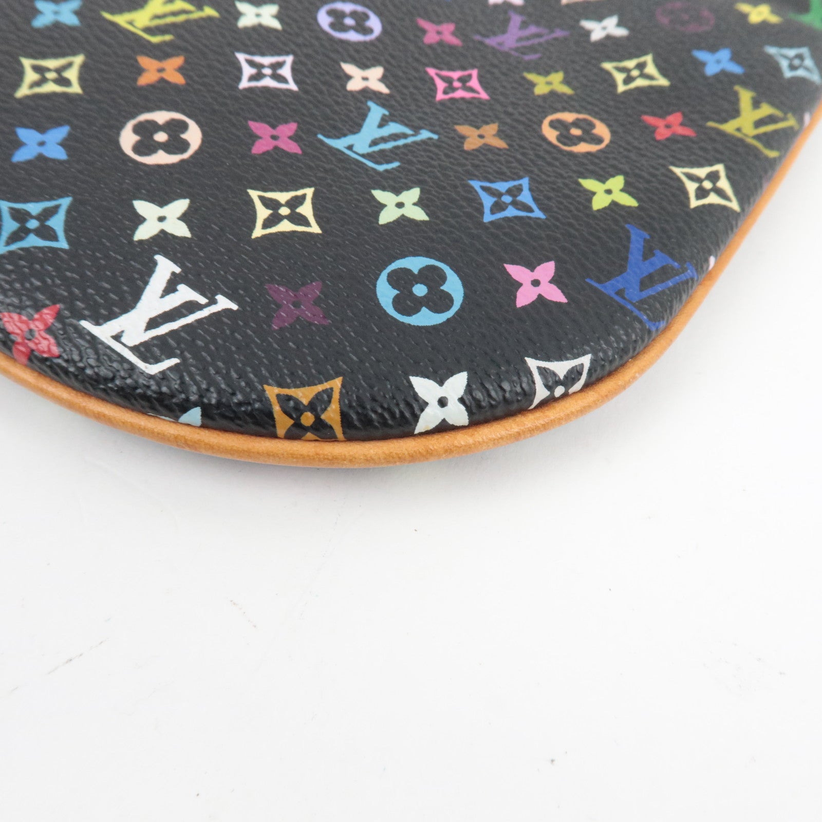 Louis Vuitton Monogram Multicolor Pochette GM Pouch Noir M60030 MI0066