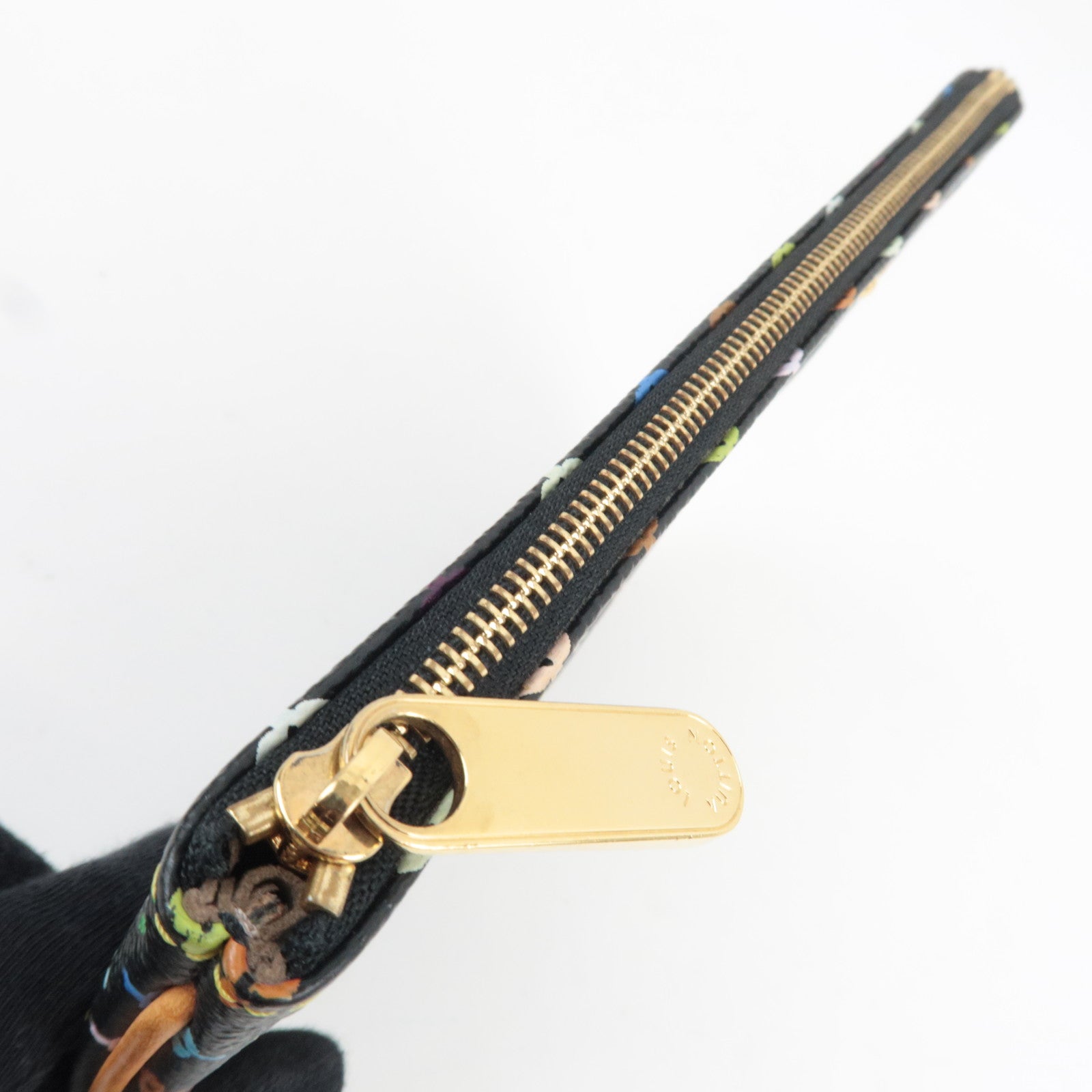 Louis Vuitton Monogram Multicolor Pochette GM Pouch Noir M60030 MI0066