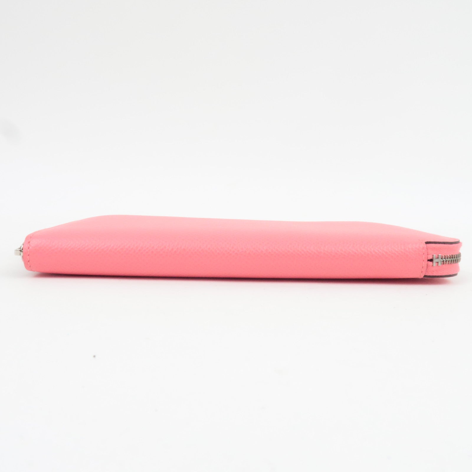 HERMES Azap Long Wallet Y Stamp (2020) Veau Epsom Pink Silver HDW