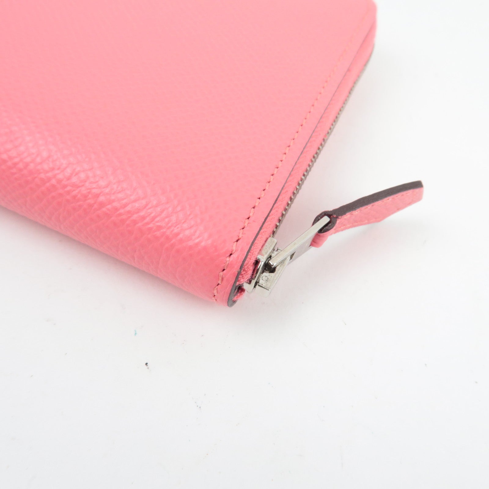 HERMES Azap Long Wallet Y Stamp (2020) Veau Epsom Pink Silver HDW