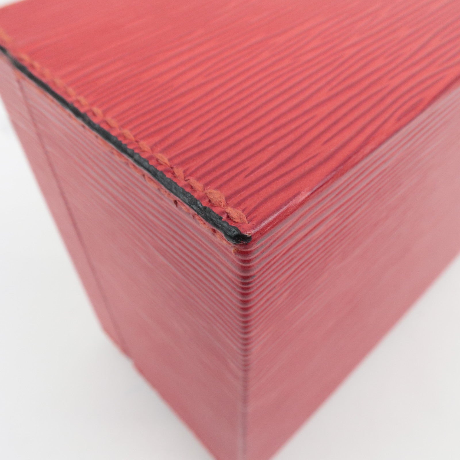 Louis Vuitton Epi Jewelry Box Castilian Red A11914 *2 Keys, Clochette,