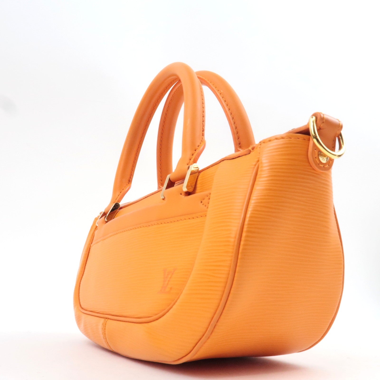 Louis Vuitton Epi Danura PM Handbag 2way Bag Mandarin M5891H AR0073 *Strap