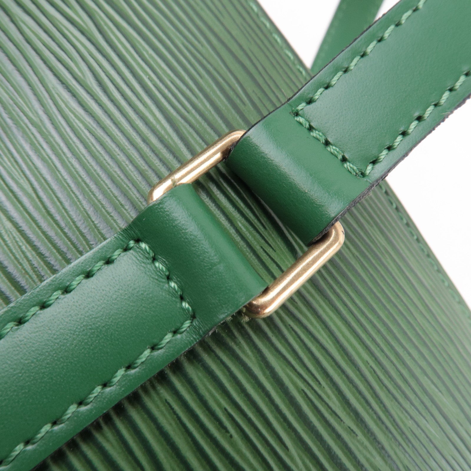 Louis Vuitton Epi Soufflot Shoulder Bag Borneo Green M52224 MI1916 *Pouch