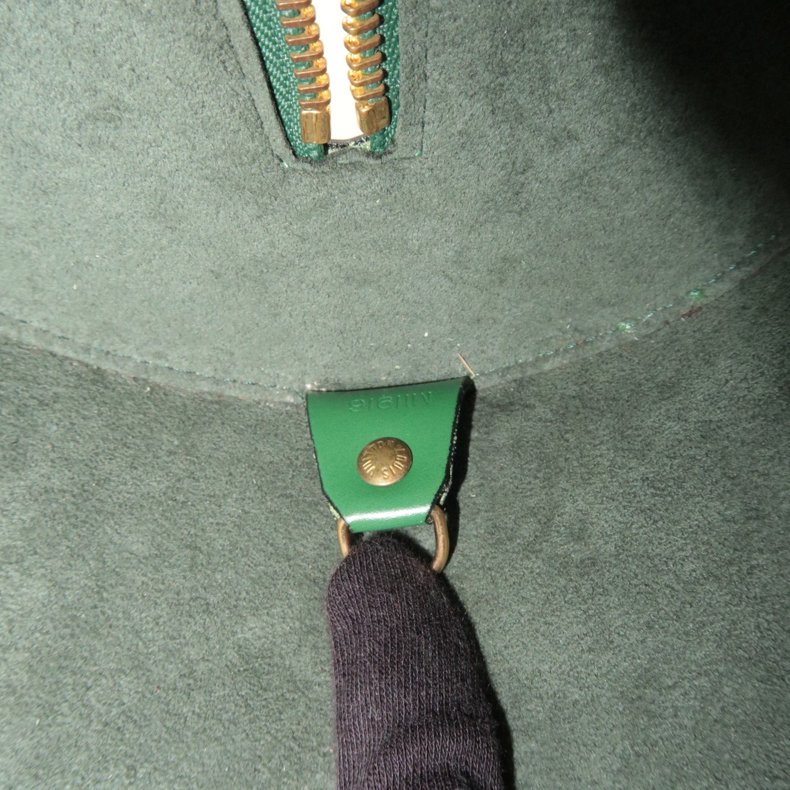 Louis Vuitton Epi Soufflot Shoulder Bag Borneo Green M52224 MI1916 *Pouch