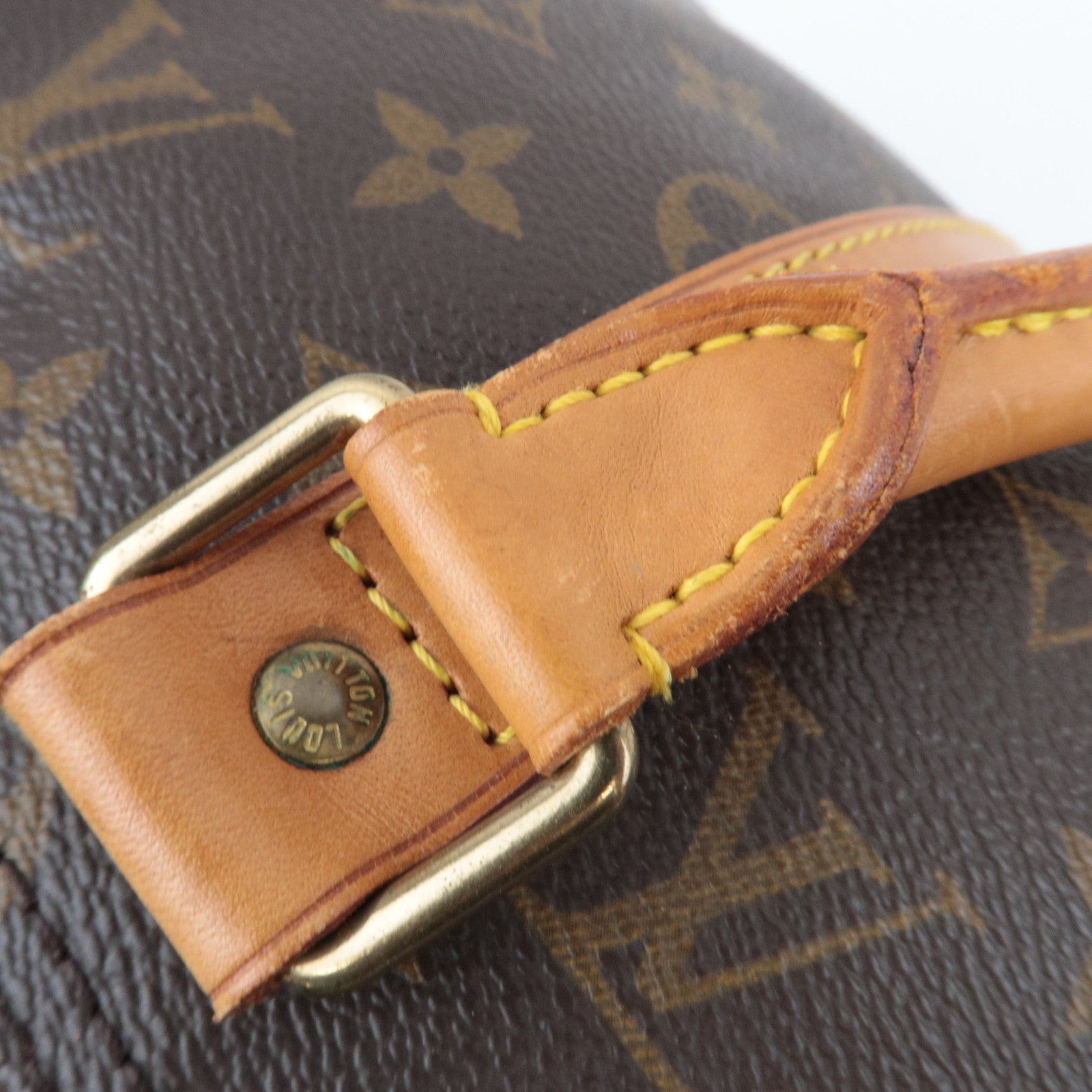 Louis Vuitton Monogram Keepall Bandouliere 50 Travel Bag M41416 VI0935 *Name tag, Poignet