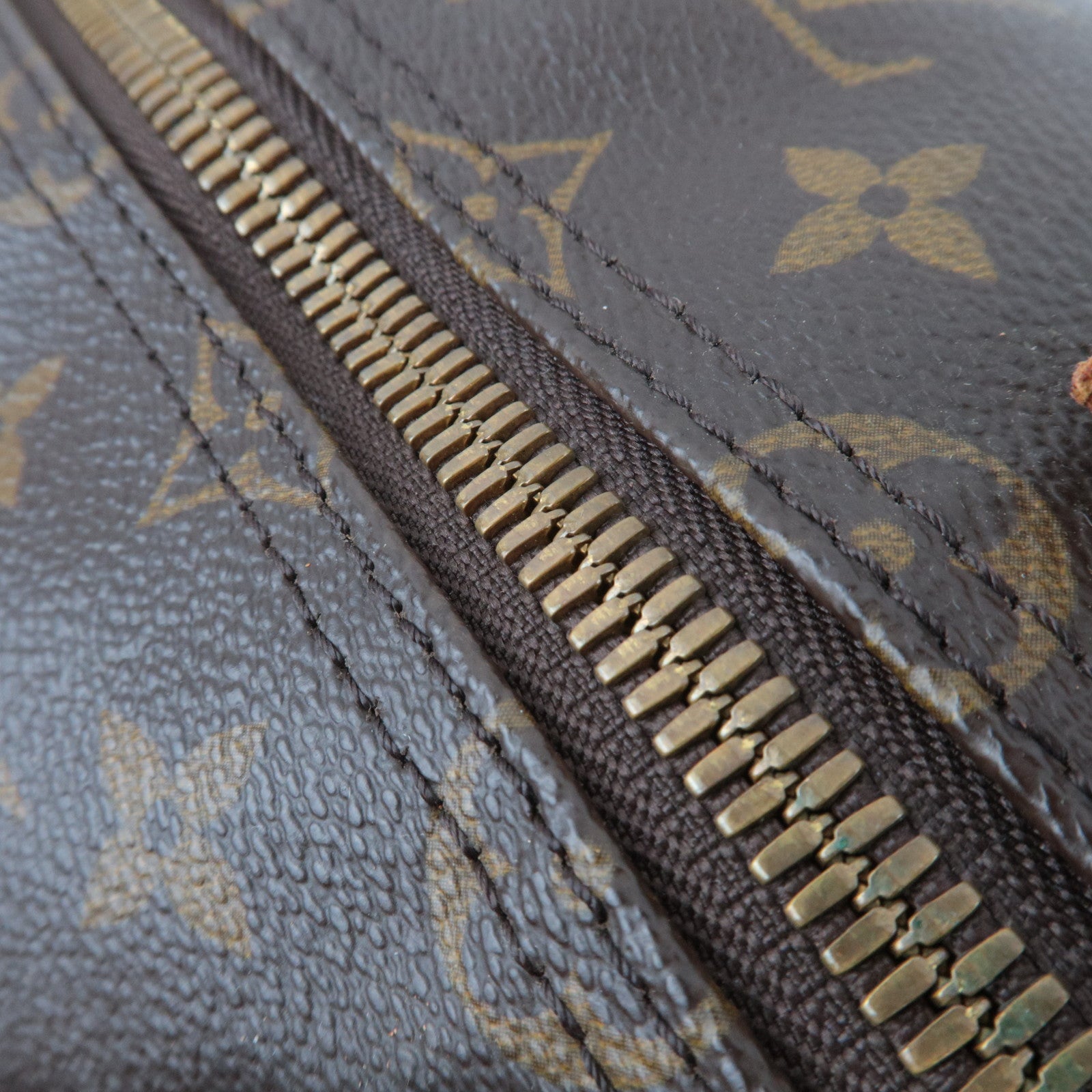 Louis Vuitton Monogram Keepall Bandouliere 50 Travel Bag M41416 VI0935 *Name tag, Poignet