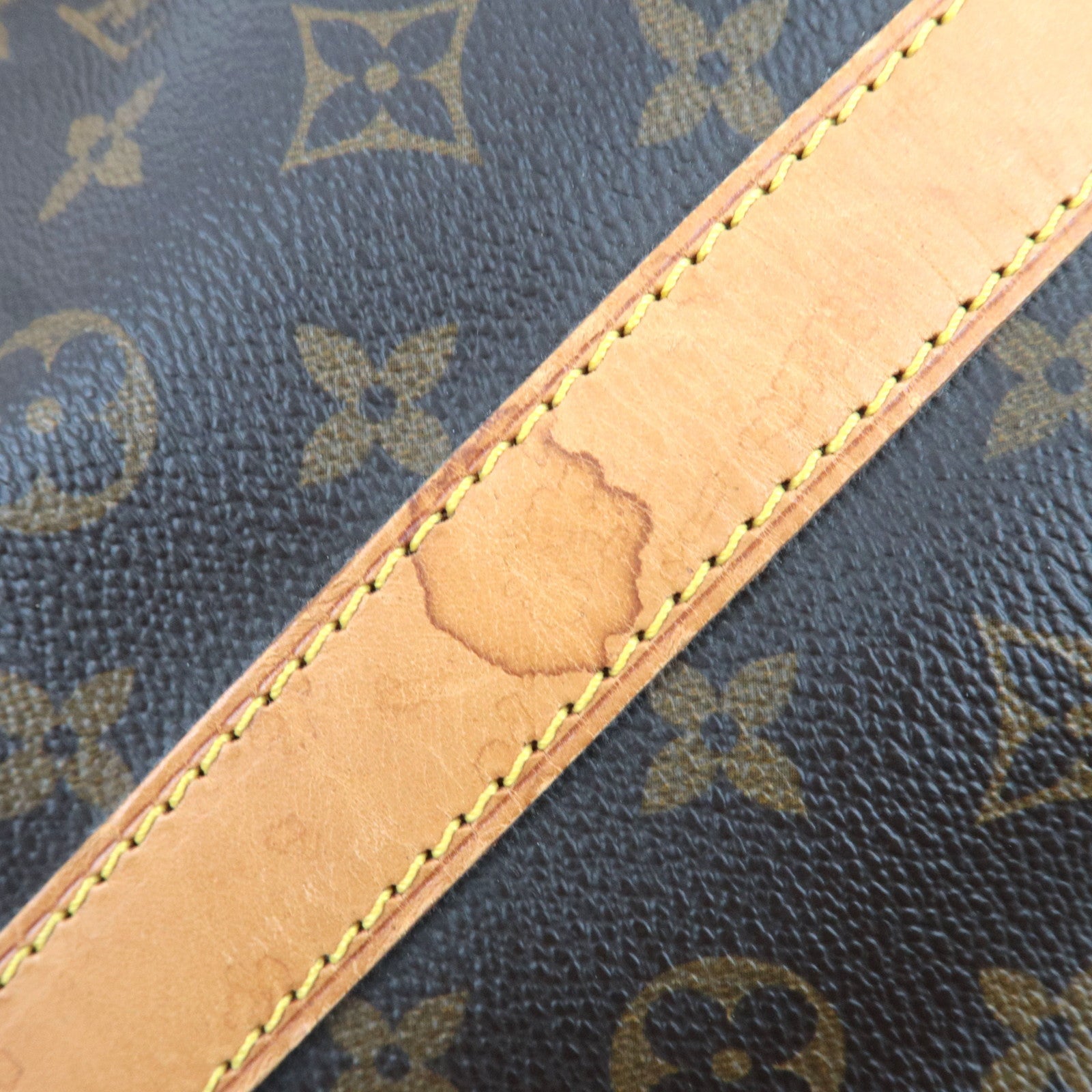 Louis Vuitton Monogram Keepall Bandouliere 50 Travel Bag M41416 VI0935 *Name tag, Poignet