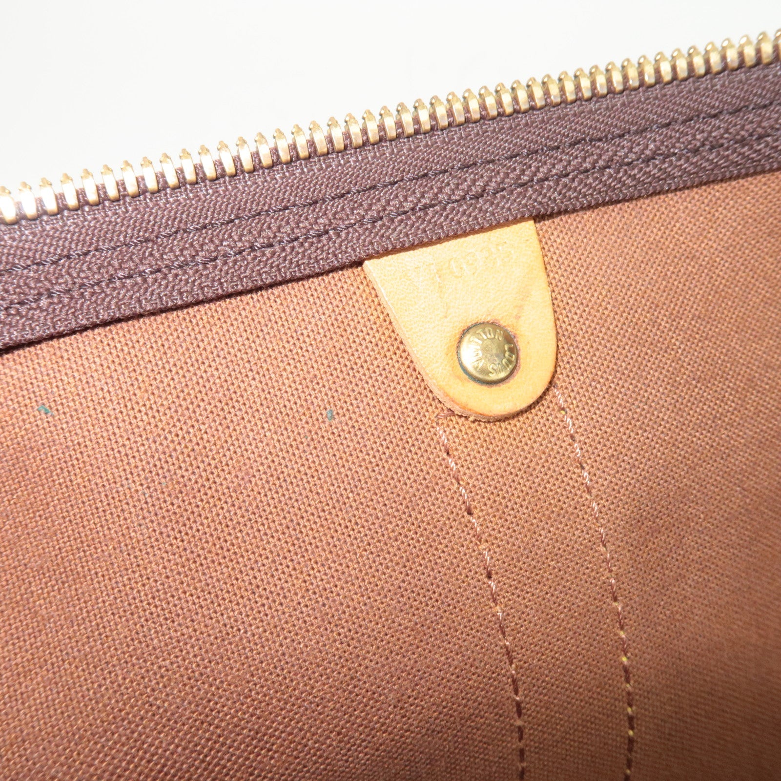 Louis Vuitton Monogram Keepall Bandouliere 50 Travel Bag M41416 VI0935 *Name tag, Poignet