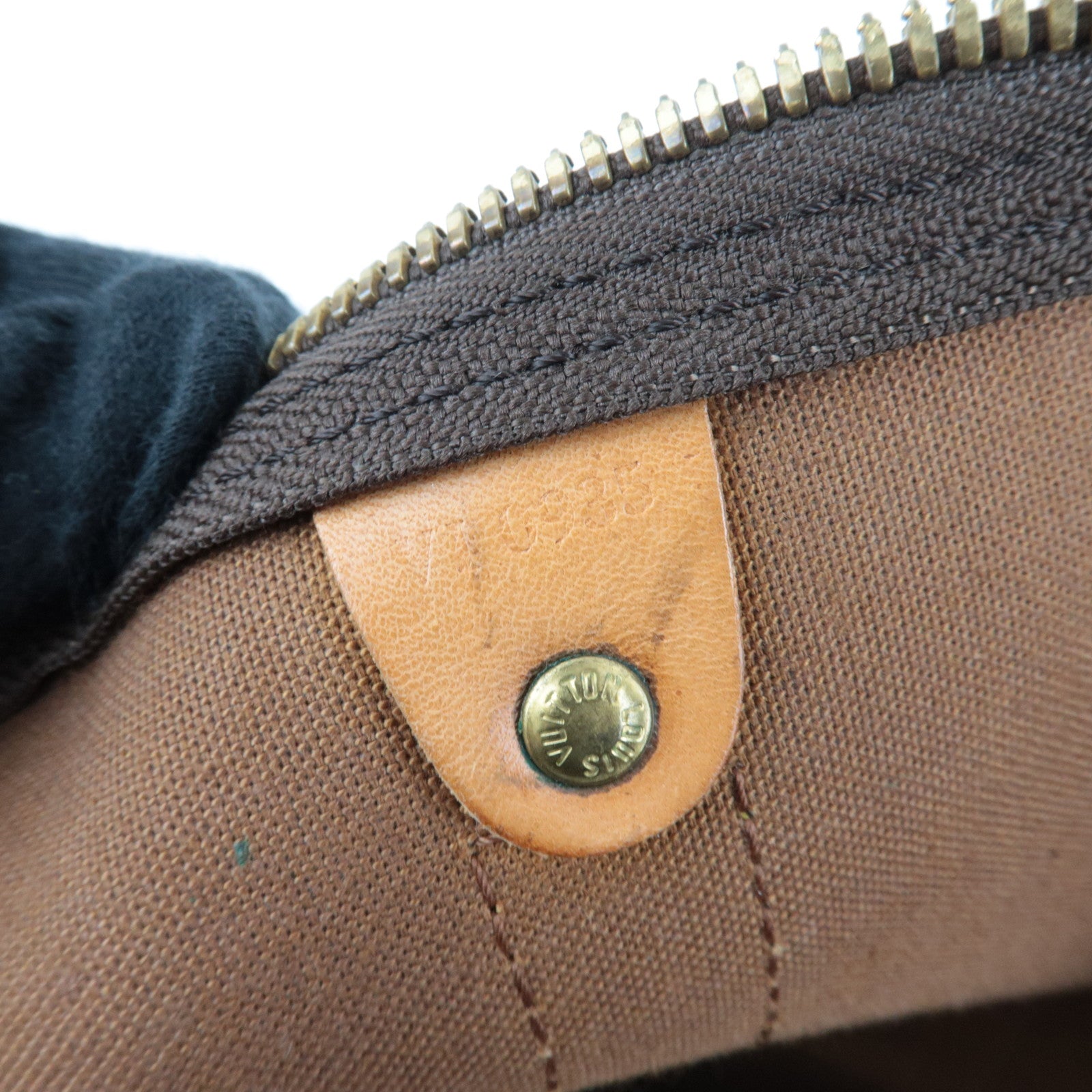 Louis Vuitton Monogram Keepall Bandouliere 50 Travel Bag M41416 VI0935 *Name tag, Poignet