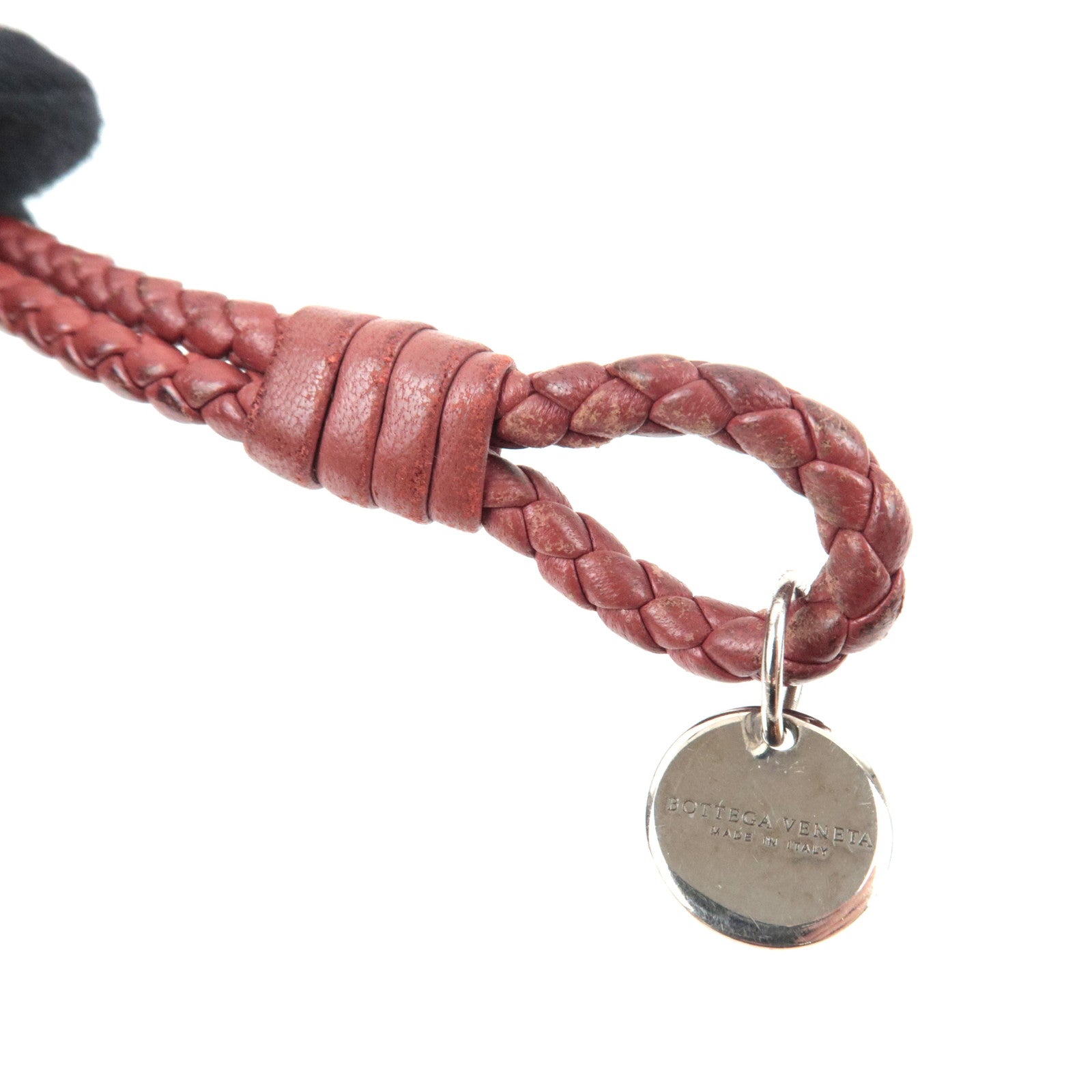 BOTTEGA VENETA Intrecciato Bracelet Leather Brown