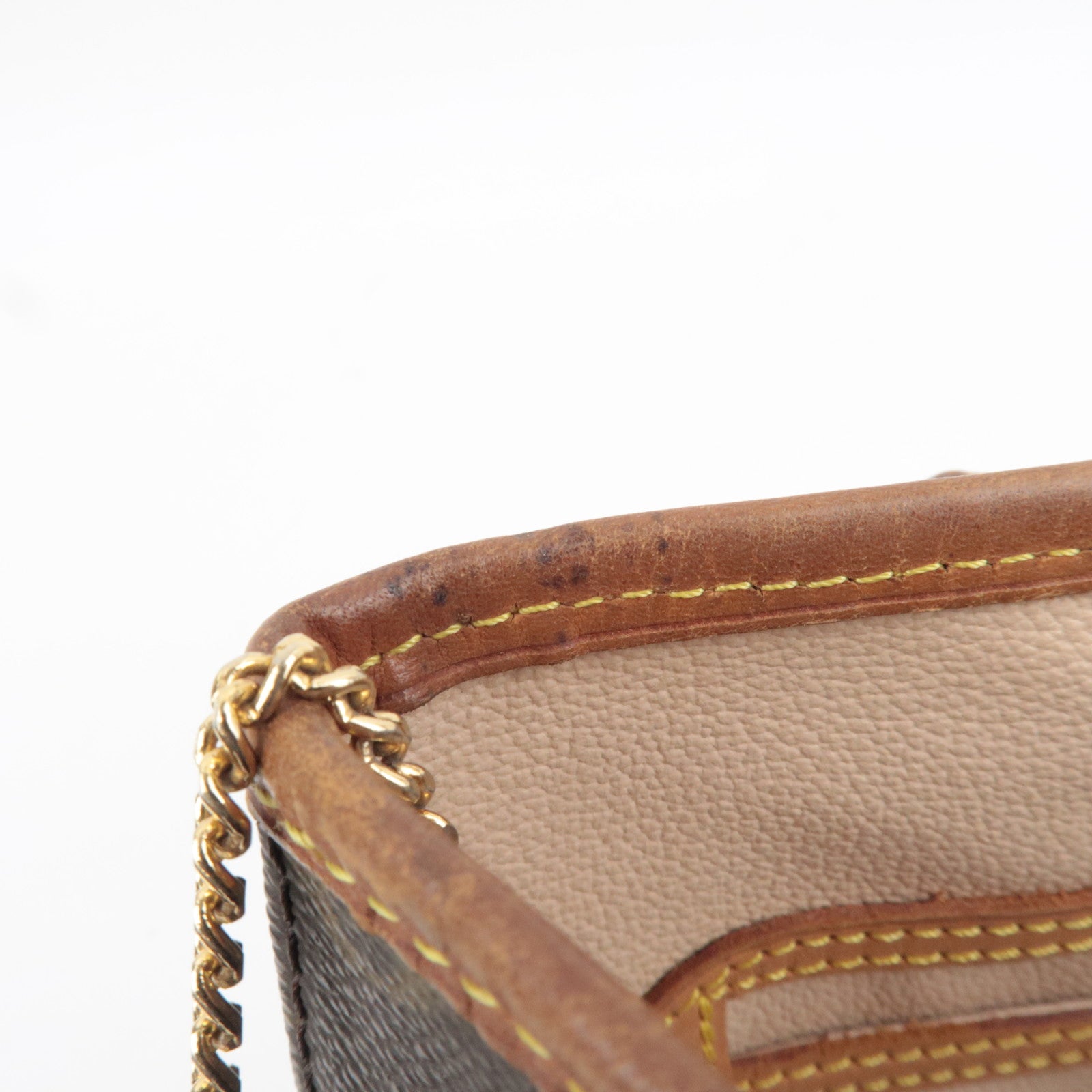 Louis Vuitton Monogram Bucket PM Shoulder Bag M42238 FL1003 *Pouch