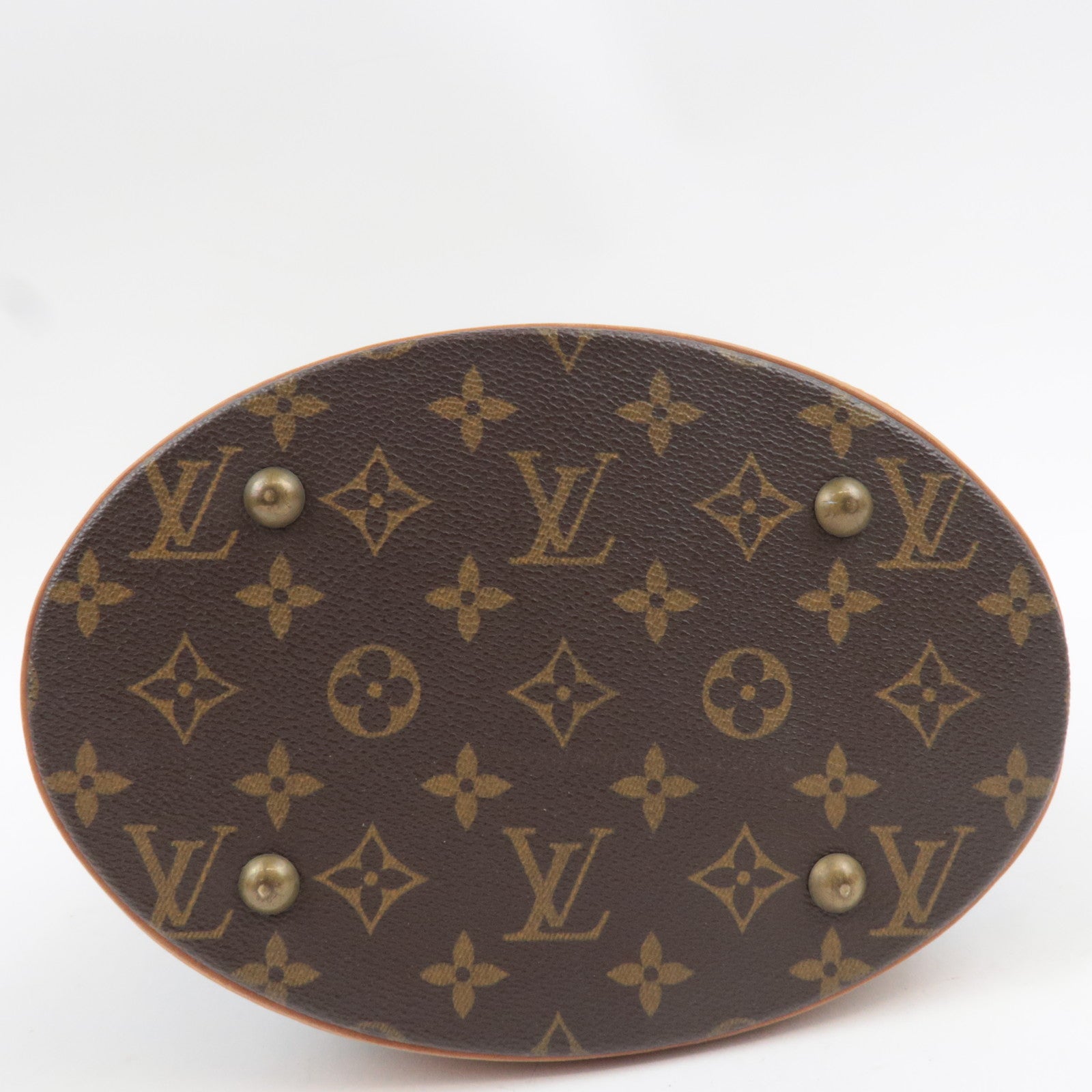 Louis Vuitton Monogram Bucket PM Shoulder Bag M42238 FL1003 *Pouch