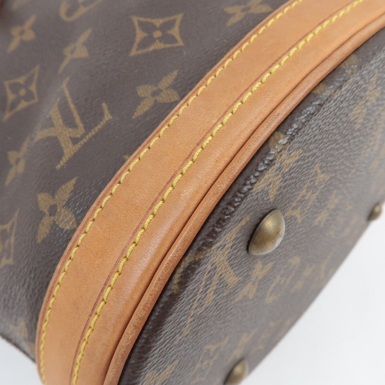 Louis Vuitton Monogram Bucket PM Shoulder Bag M42238 FL1003 *Pouch