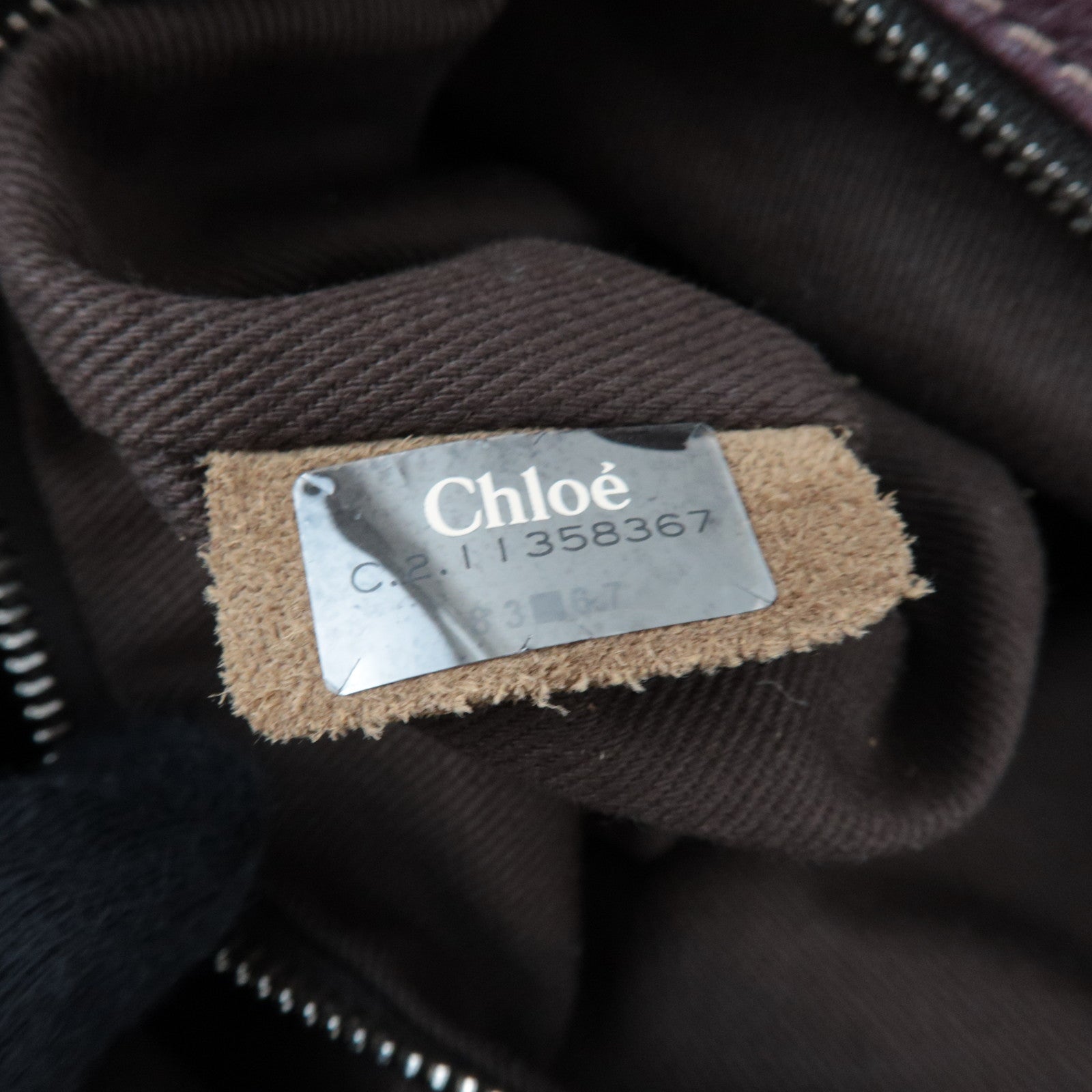 Chloe Paddington Handbag Leather Maroon *Key Lock, G card