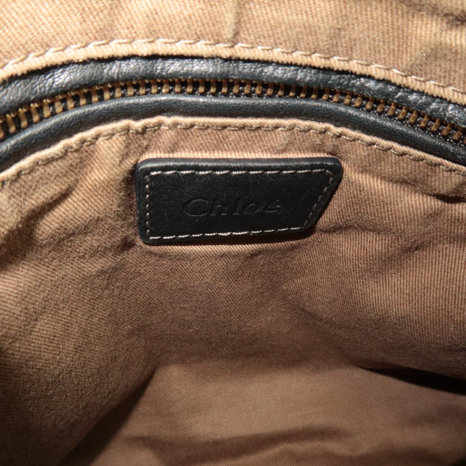 Chloe Marcie 2Way Shoulder Bag Leather Black *Strap