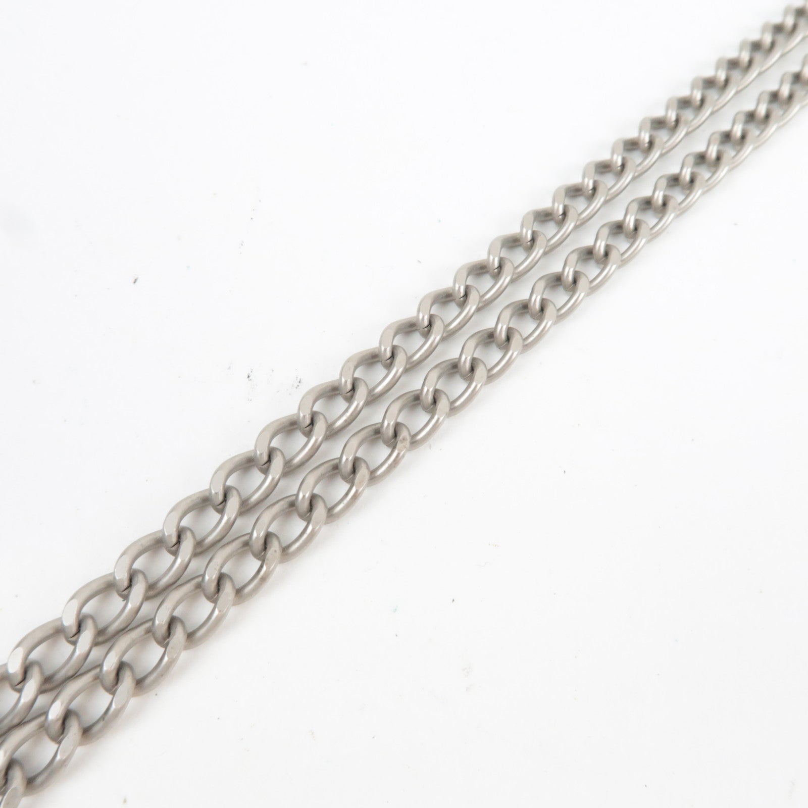 CHANEL Hologram Coco Mark Chain Shoulder Bag Purple Silver HDW 6151598 *G card