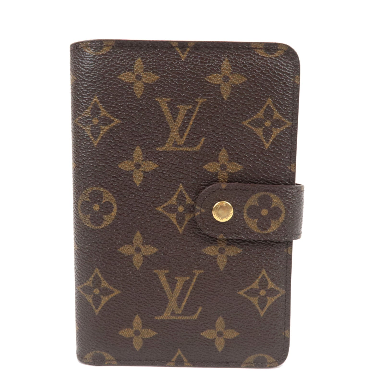 Louis Vuitton Monogram Porte Papier Zip Bifold Wallet M61207 SP0071 *Pass case81496
