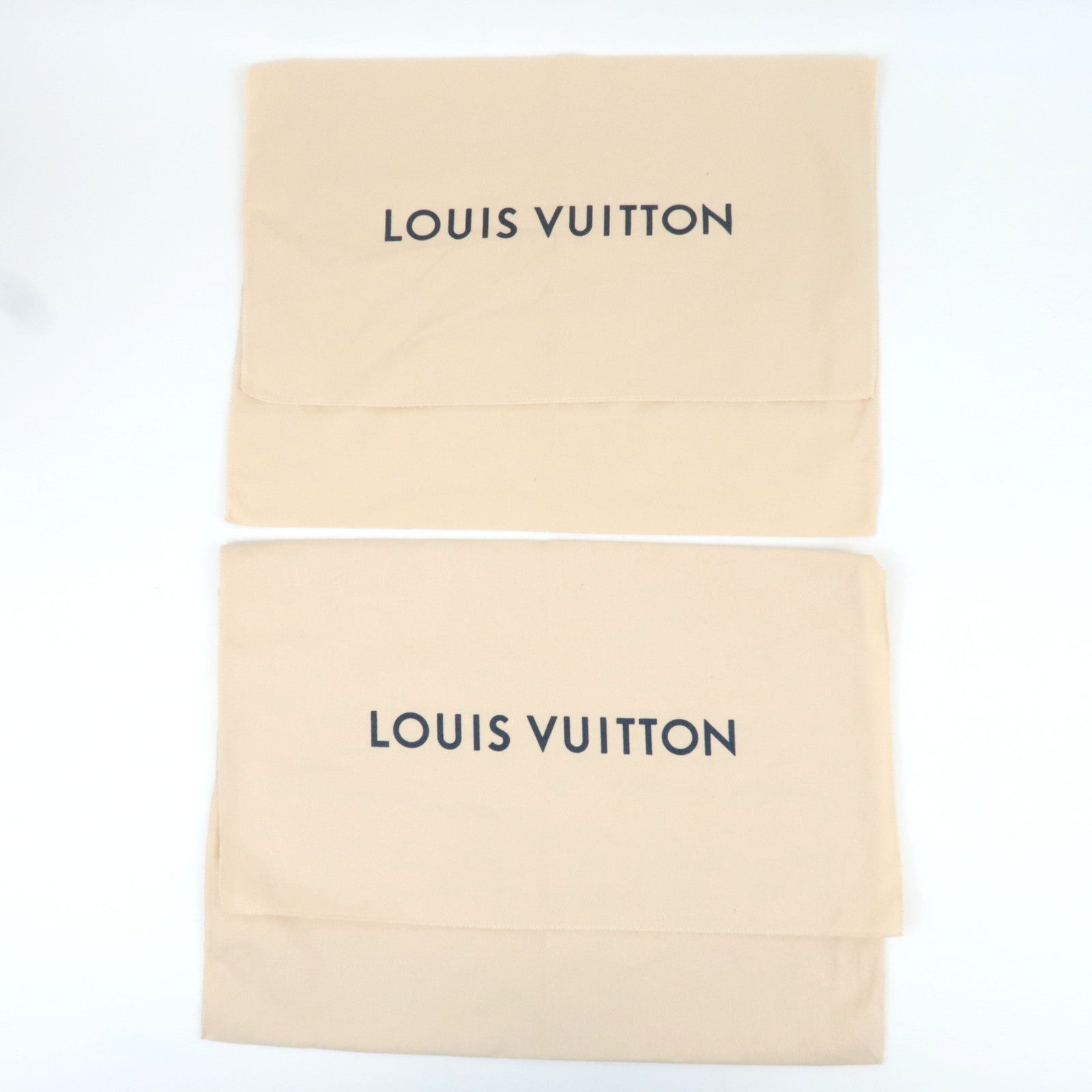 Louis Vuitton Set of 10 Dust Bag New Model Cotton Beige