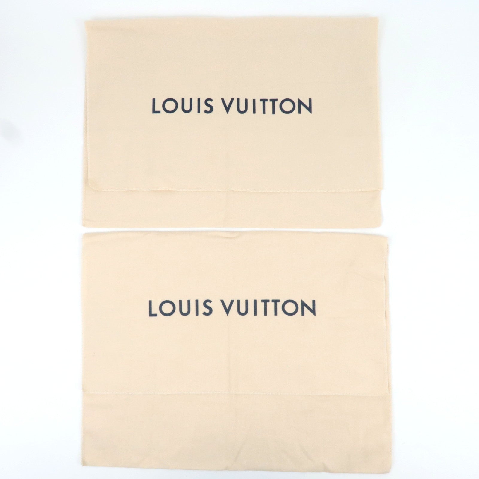 Louis Vuitton Set of 10 Dust Bag New Model Cotton Beige