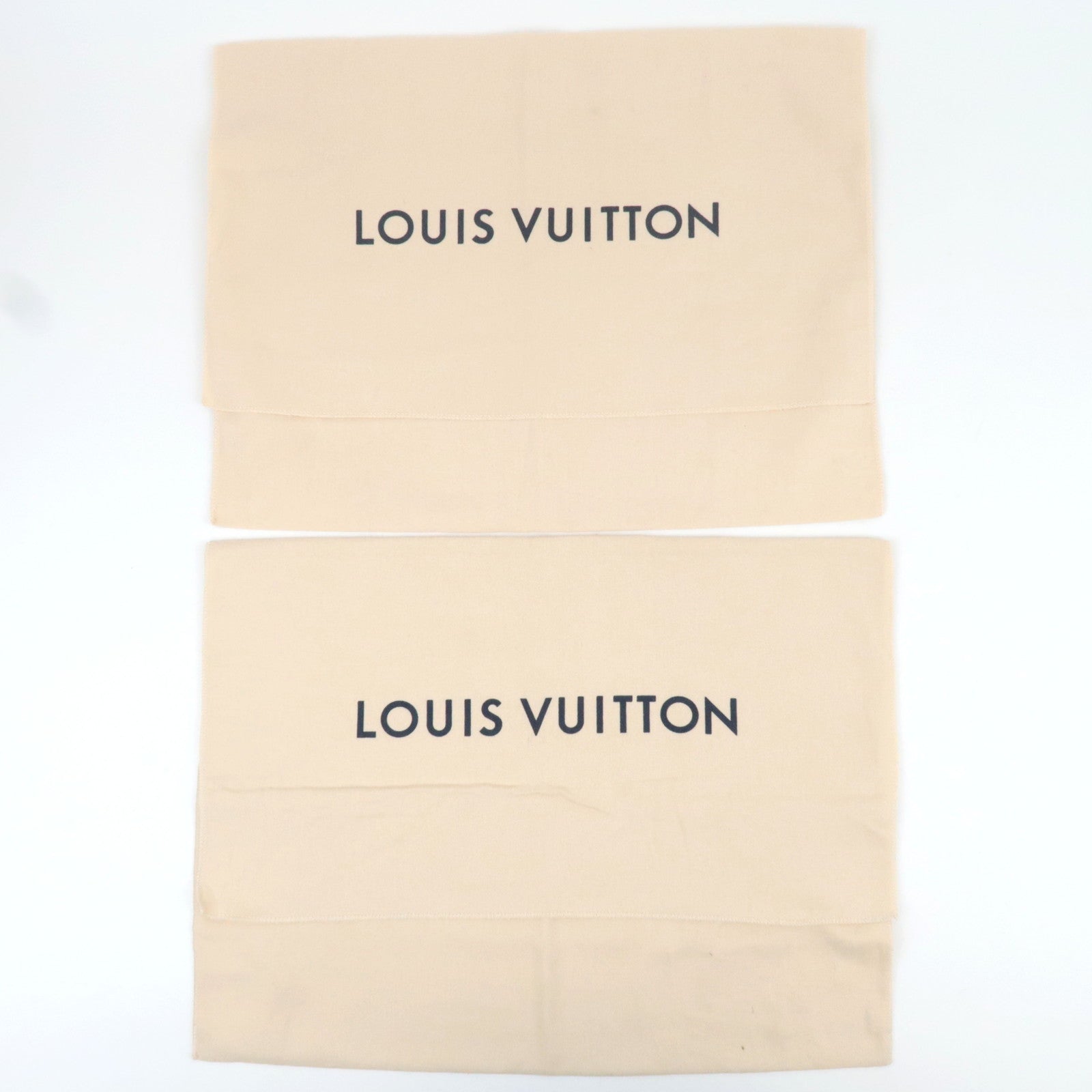 Louis Vuitton Set of 10 Dust Bag New Model Cotton Beige