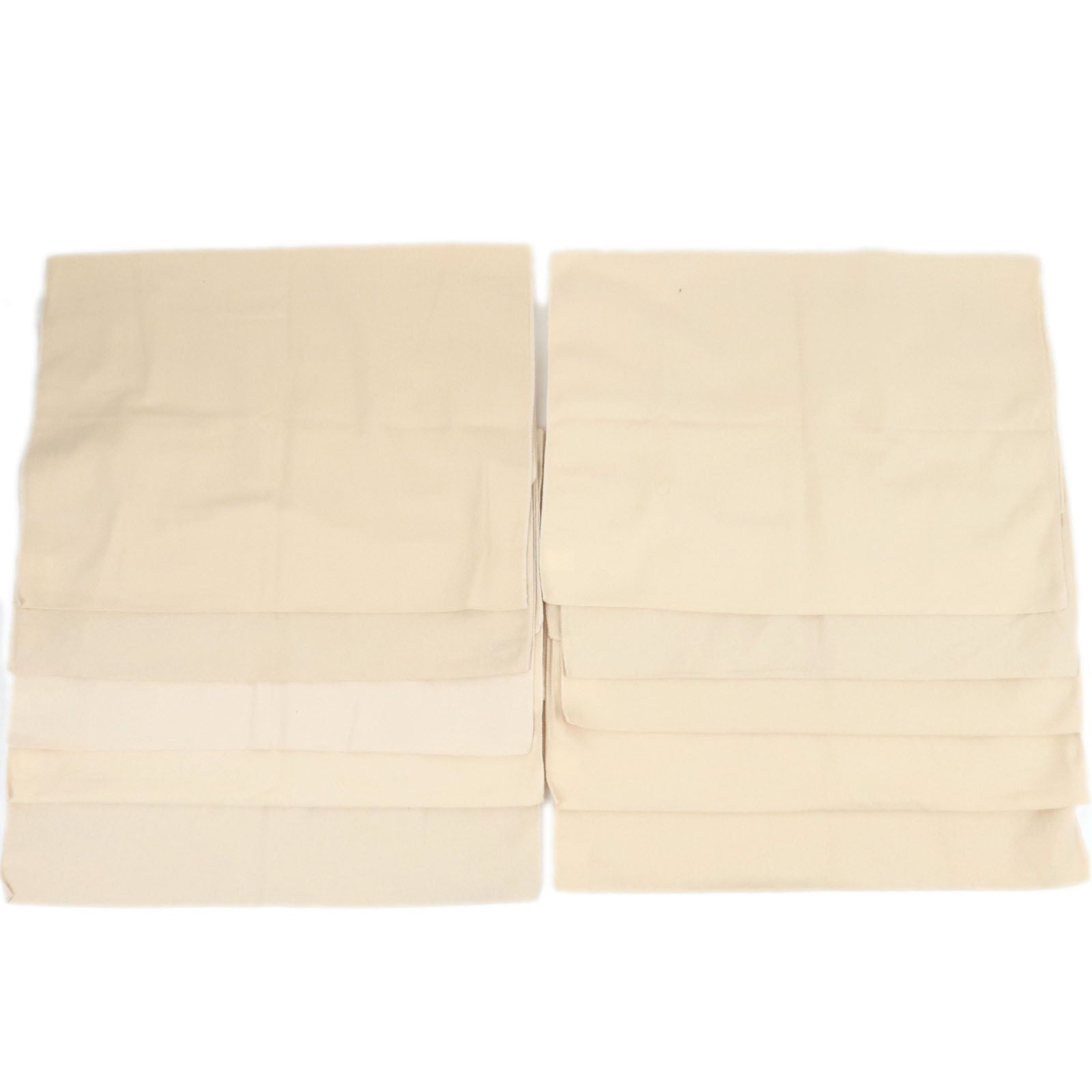 Louis Vuitton Set of 10 Dust Bag New Model Cotton Beige