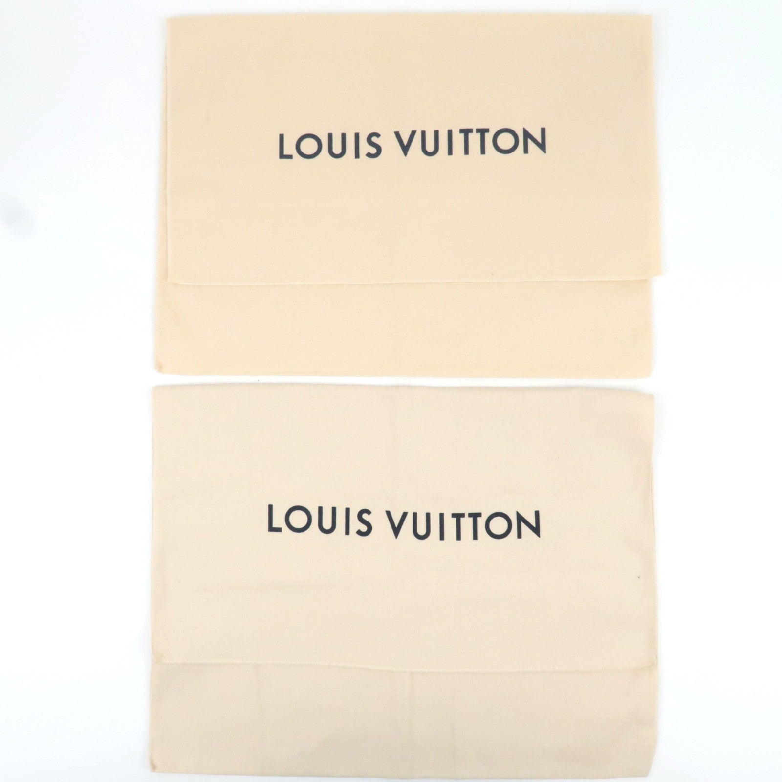 Louis Vuitton Set of 10 Dust Bag New Model Cotton Beige