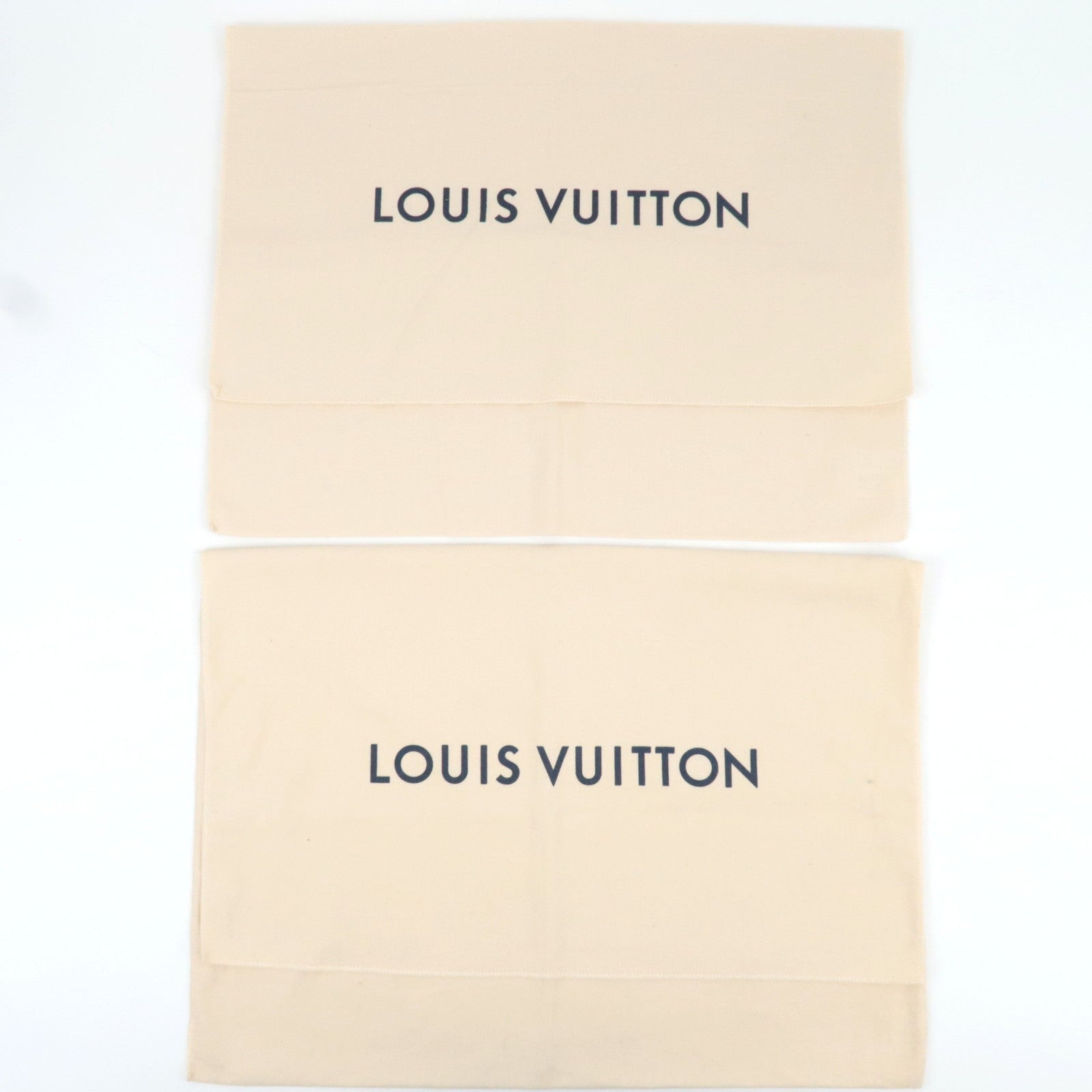 Louis Vuitton Set of 10 Dust Bag New Model Cotton Beige