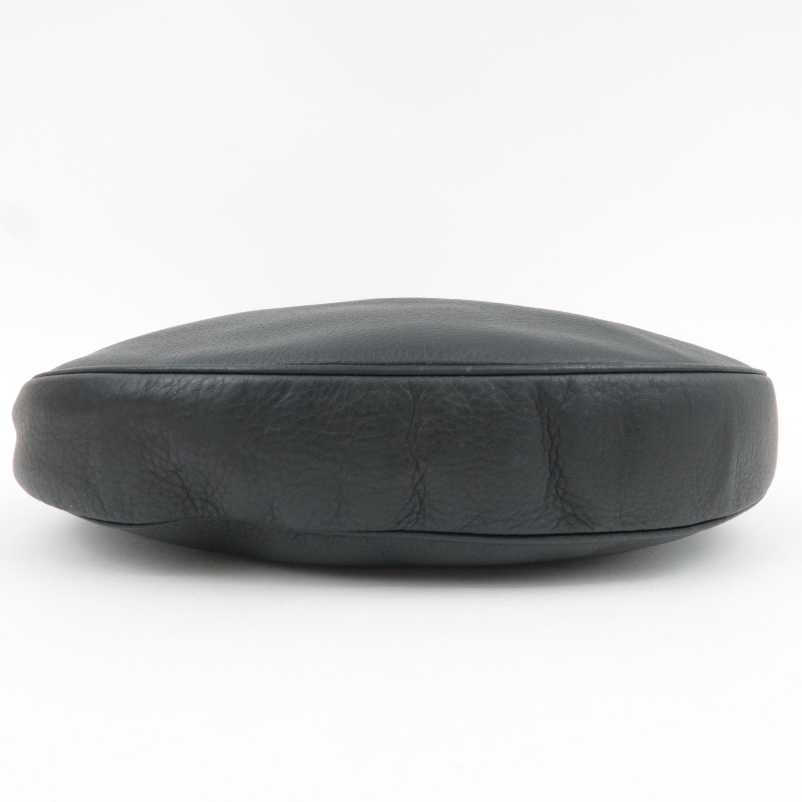 Ferragamo Gancini One Shoulder Bag Leather Black