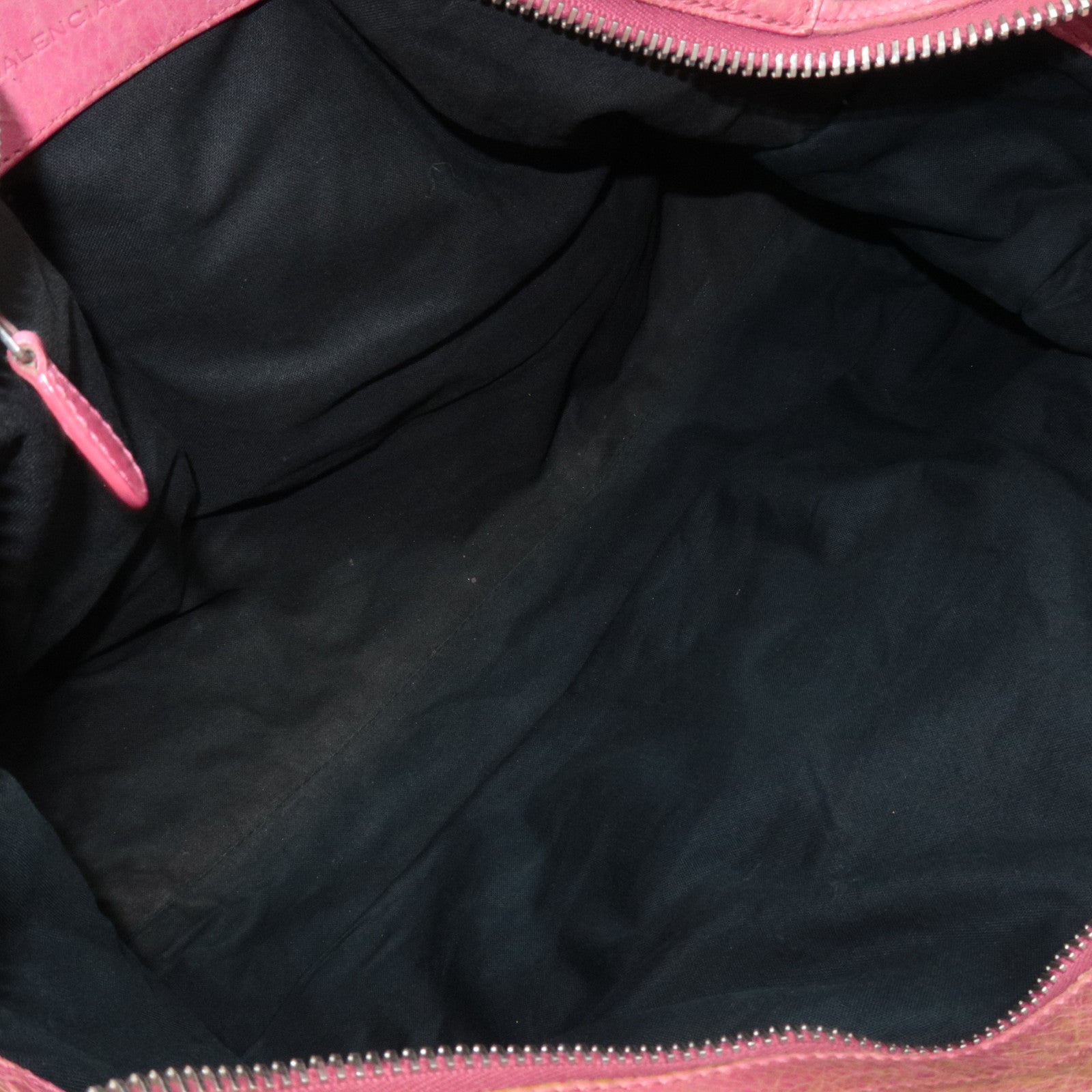 BALENCIAGA The Giant Part Time 2Way Handbag Leather Pink Silver HDW 173082 *Strap