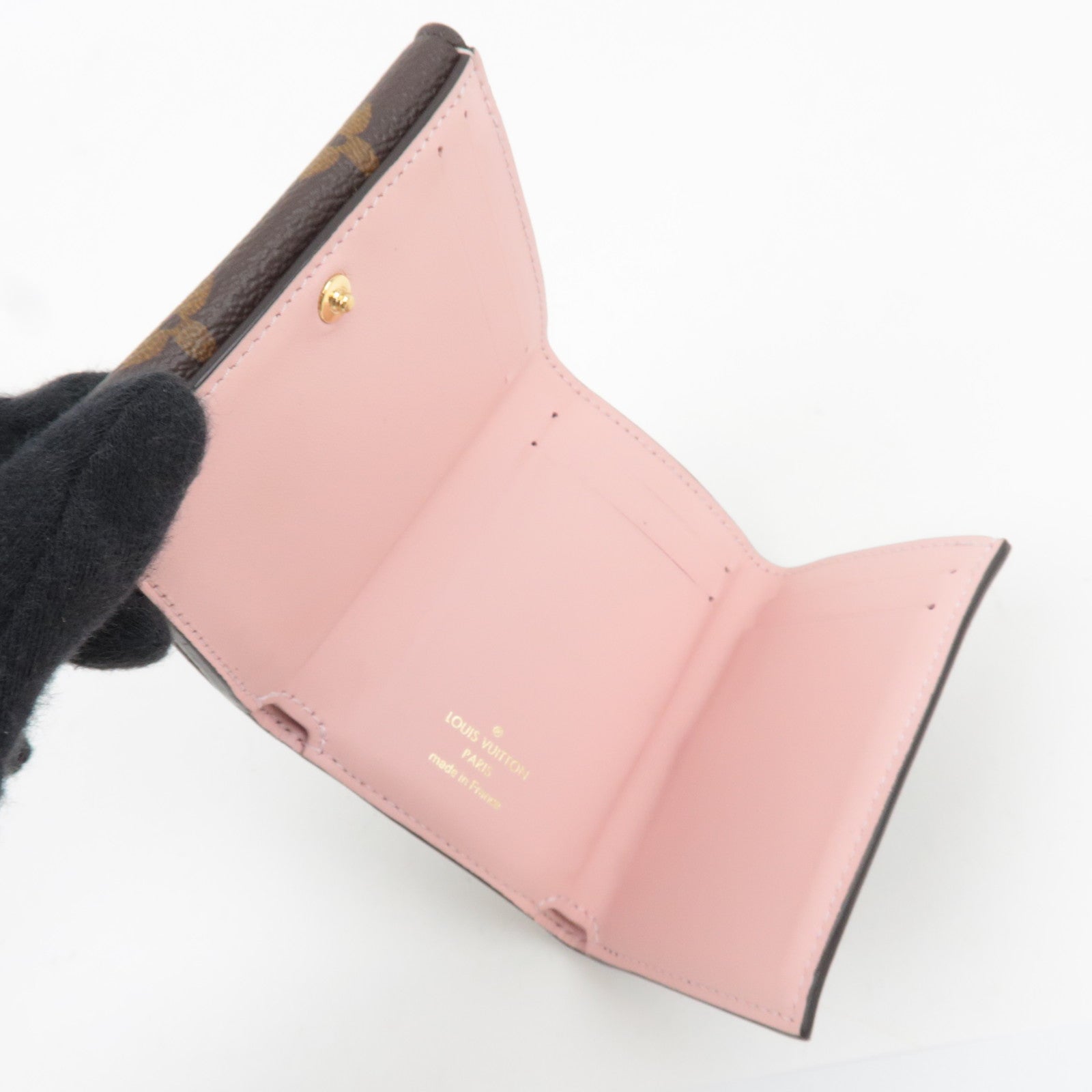 Louis Vuitton Monogram Portefeuille Celeste Small Wallet Rose Ballerine M81665 RFID *Box, Dust bag