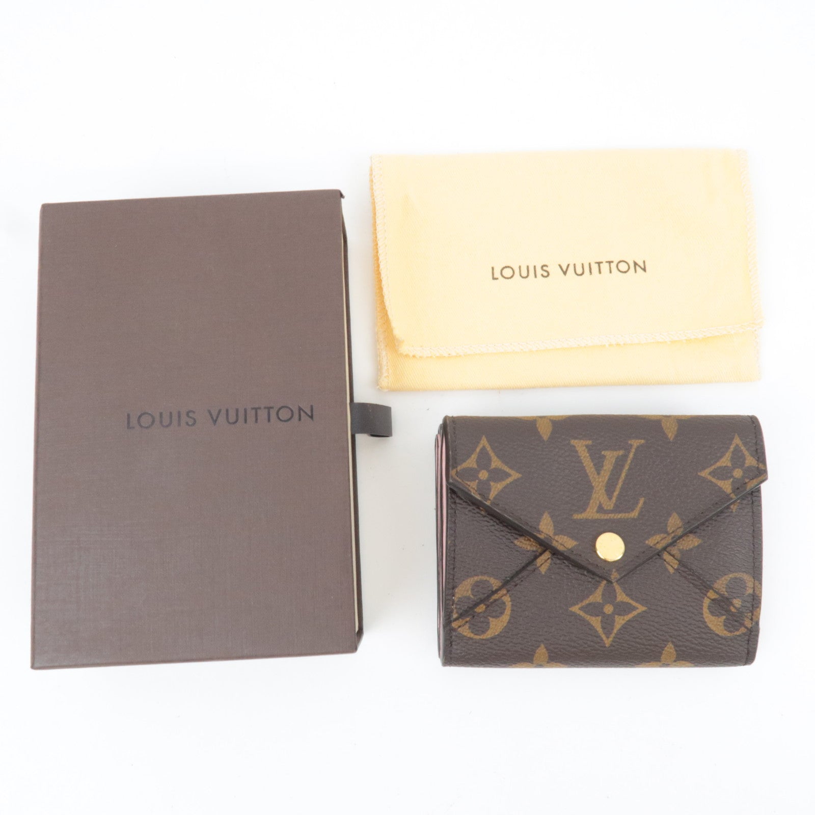 Louis Vuitton Monogram Portefeuille Celeste Small Wallet Rose Ballerine M81665 RFID *Box, Dust bag