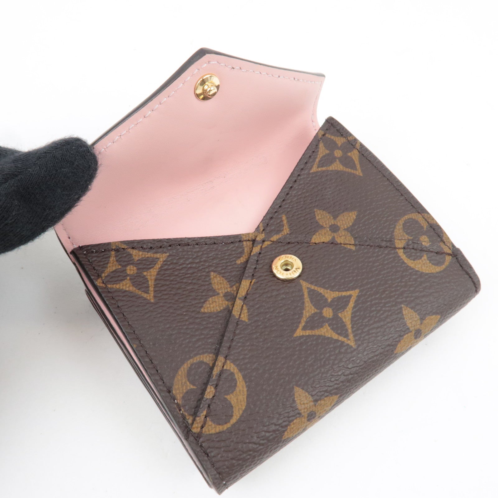 Louis Vuitton Monogram Portefeuille Celeste Small Wallet Rose Ballerine M81665 RFID *Box, Dust bag