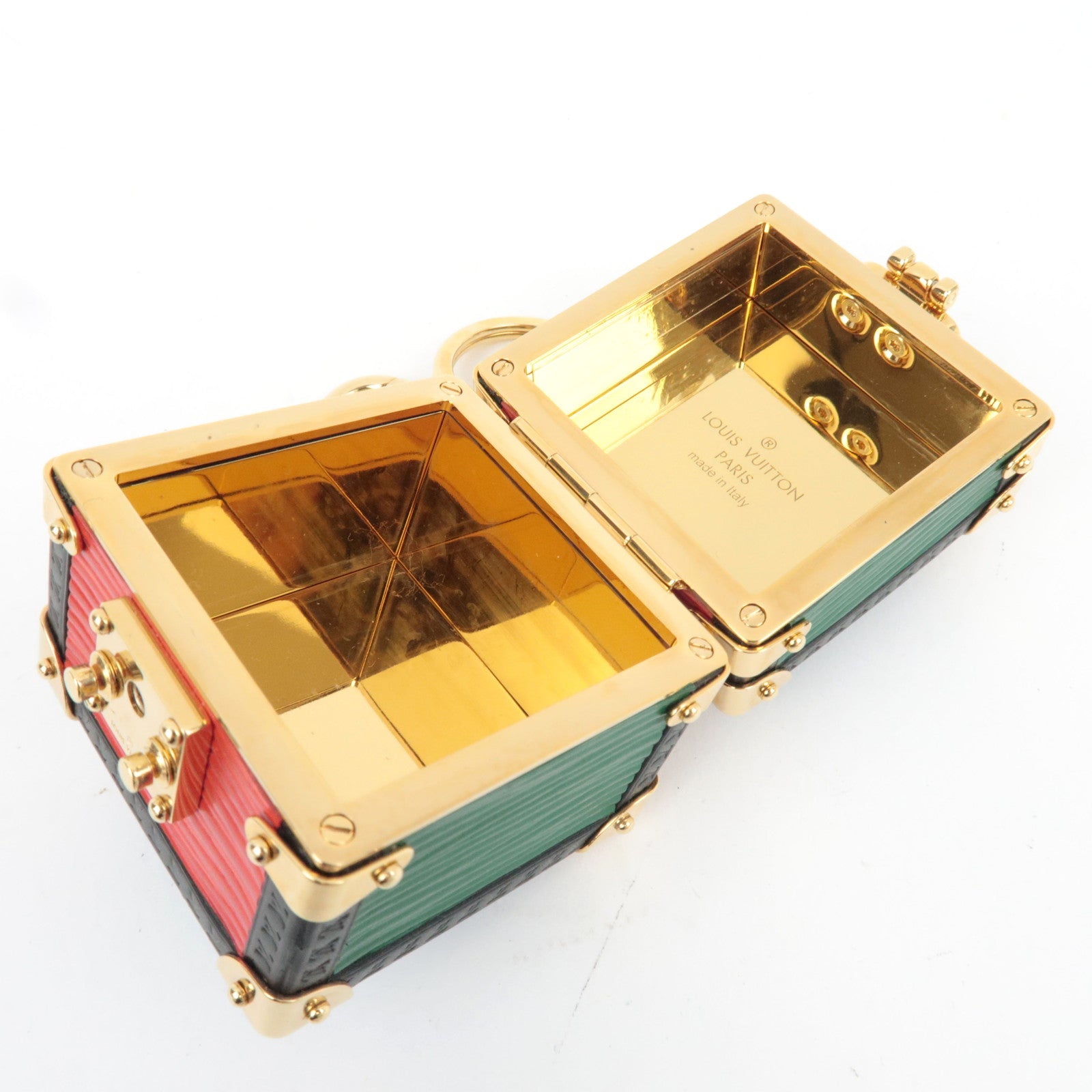 Louis Vuitton Epi Porte Cles Tresor Trunk Bag Charm Multicolor M69009 CX1129