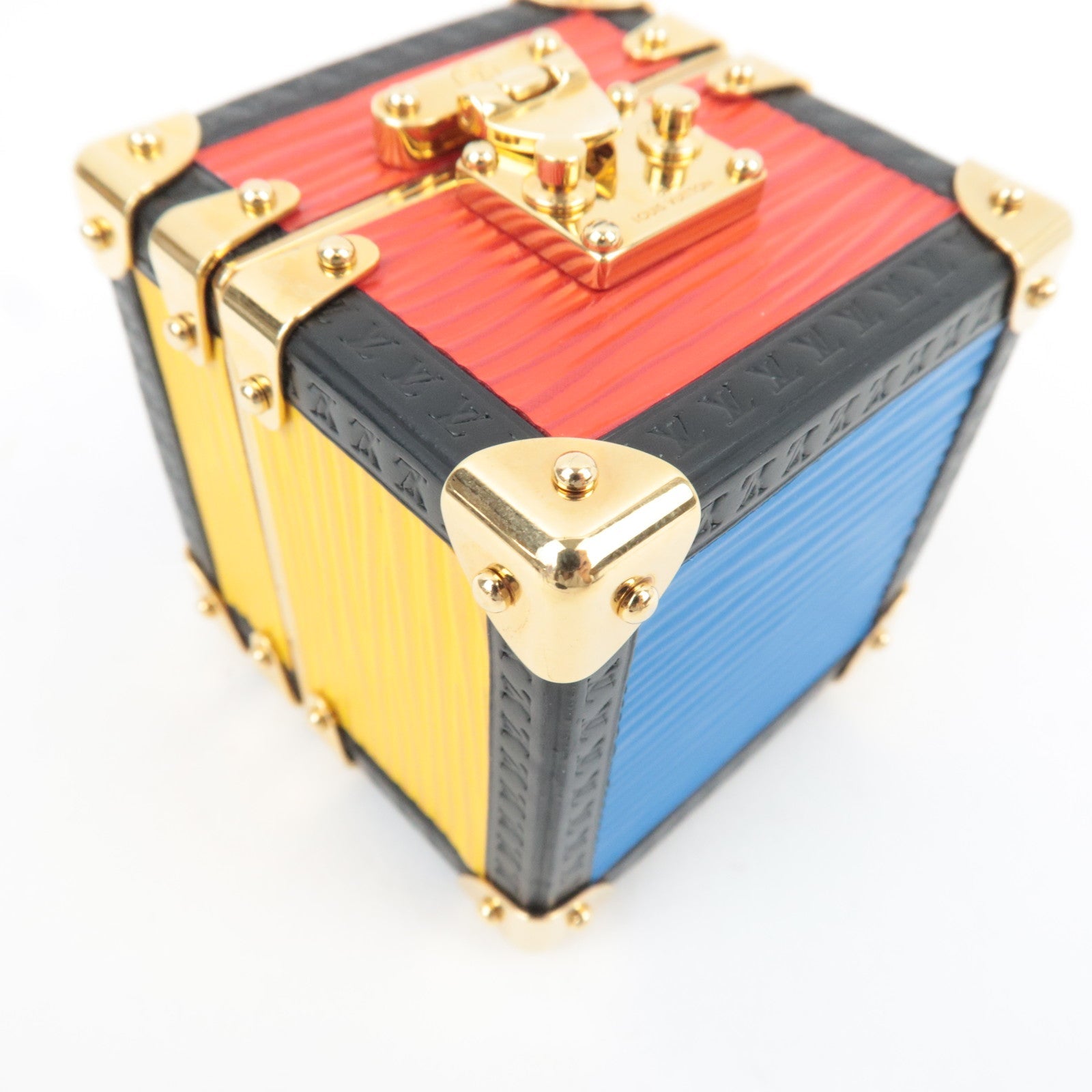 Louis Vuitton Epi Porte Cles Tresor Trunk Bag Charm Multicolor M69009 CX1129