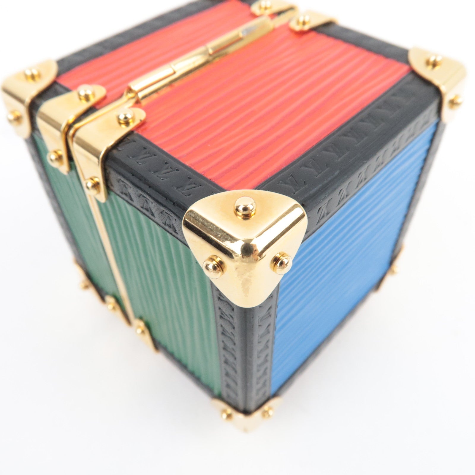 Louis Vuitton Epi Porte Cles Tresor Trunk Bag Charm Multicolor M69009 CX1129