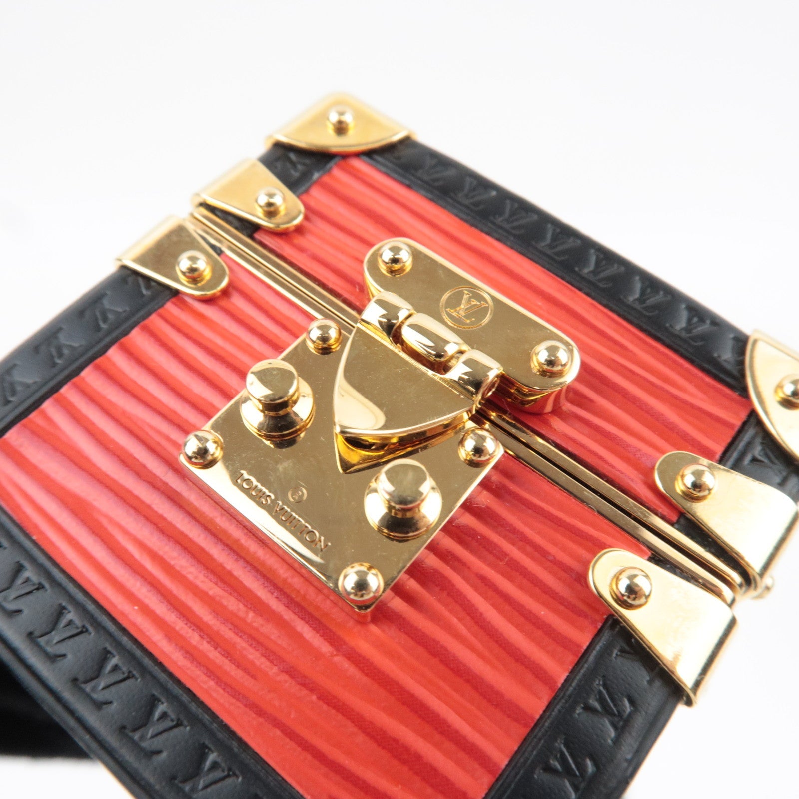 Louis Vuitton Epi Porte Cles Tresor Trunk Bag Charm Multicolor M69009 CX1129