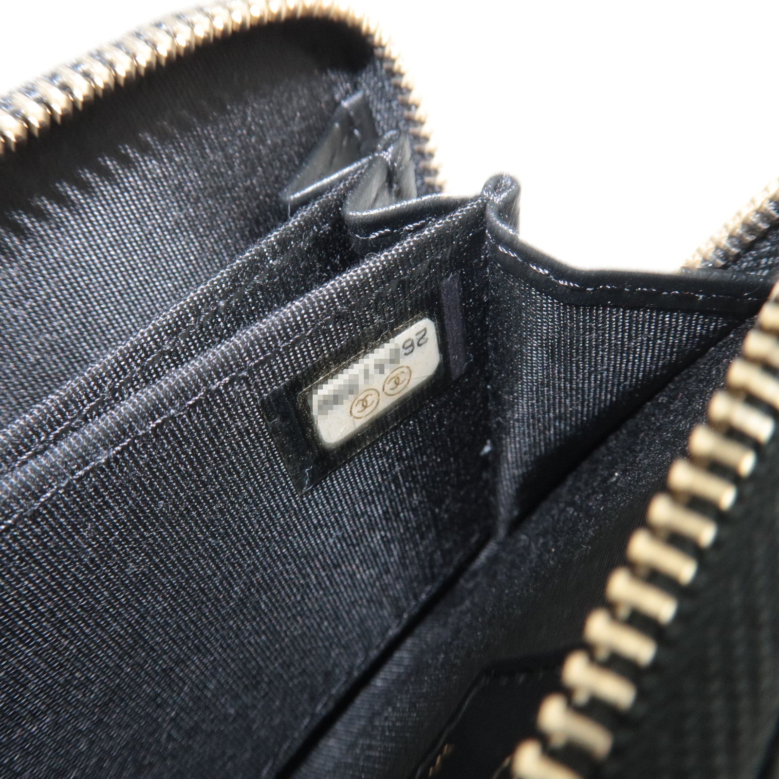 CHANEL Camellia Coin Purse Lambskin Black 26241996 *Box, Dust bag, G card