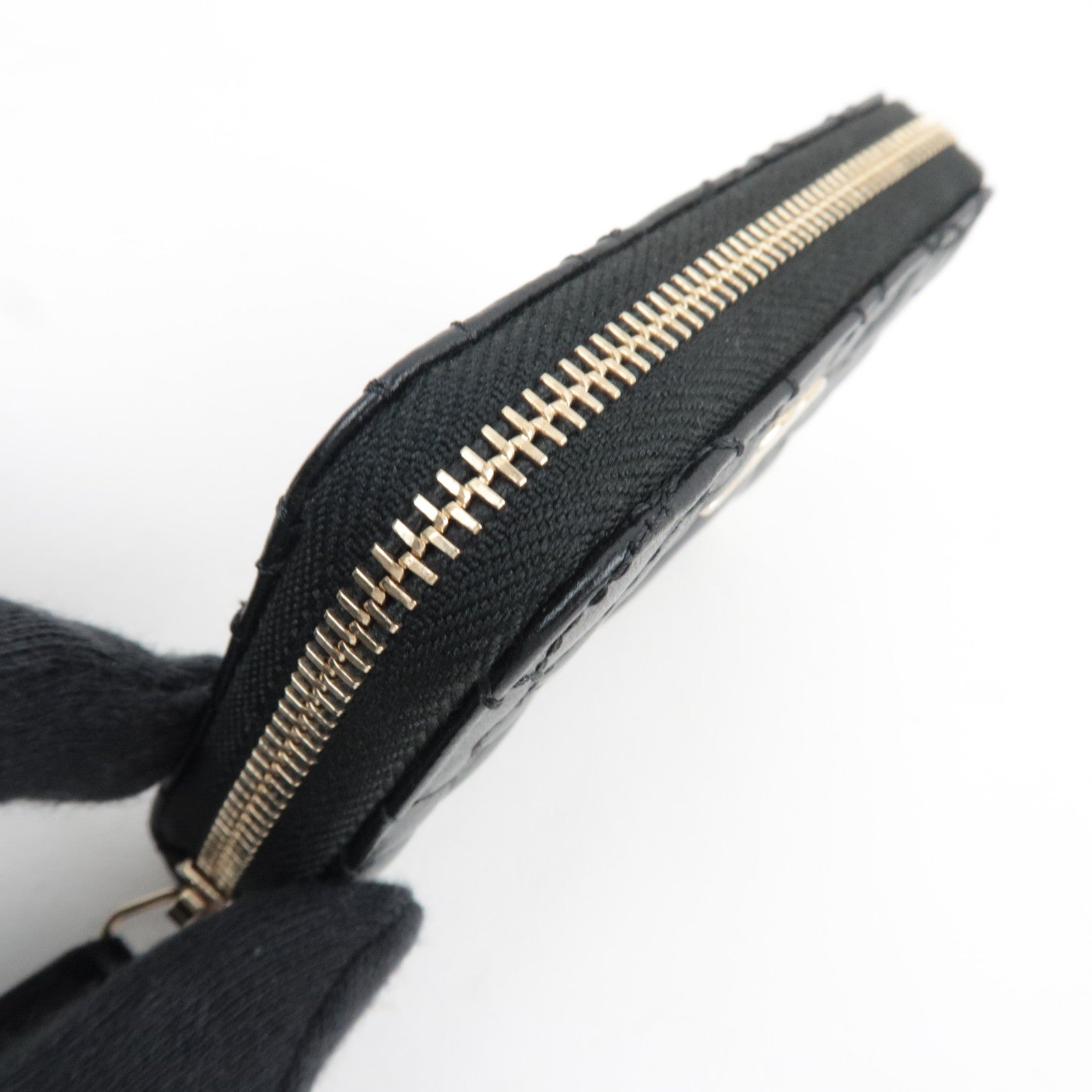 CHANEL Camellia Coin Purse Lambskin Black 26241996 *Box, Dust bag, G card