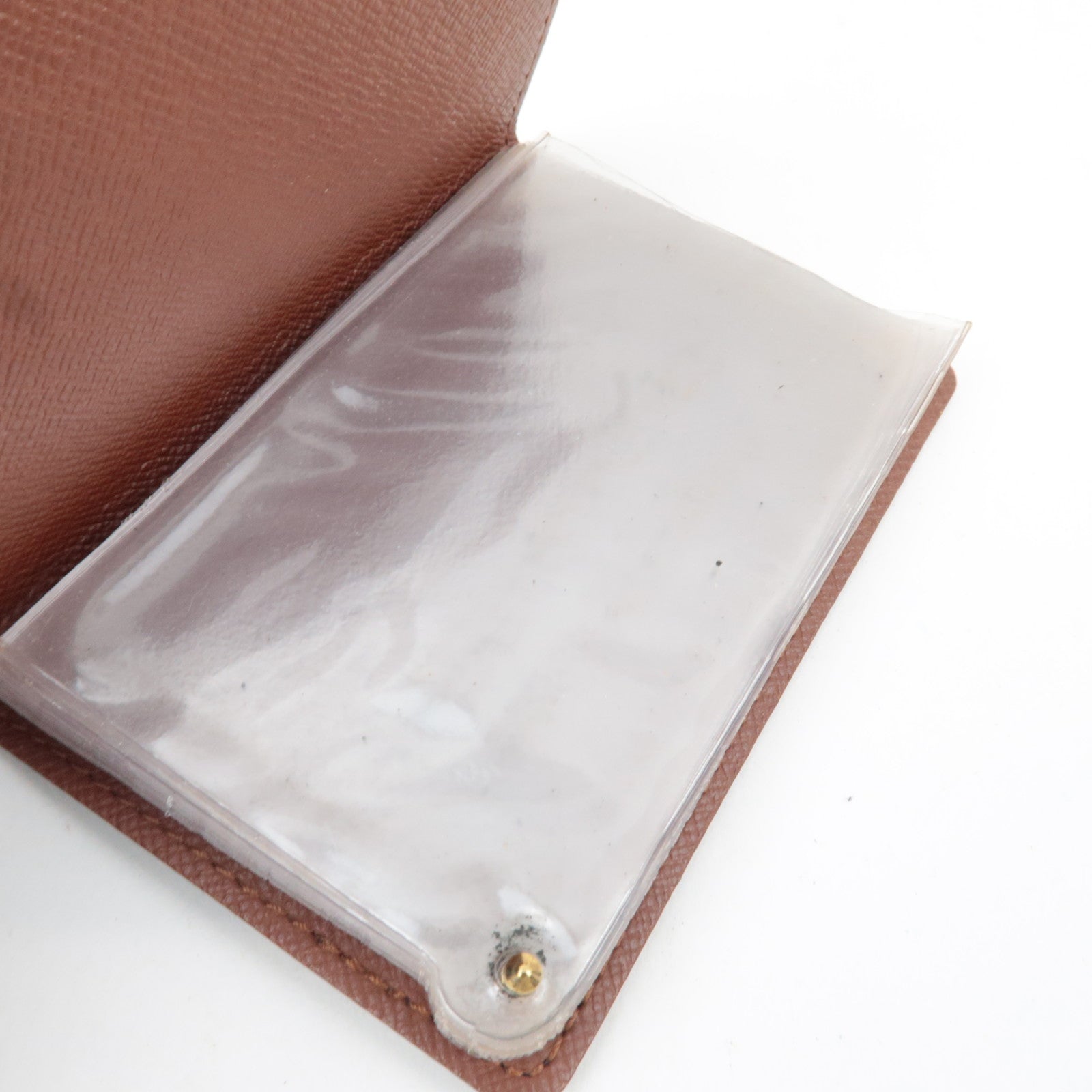 Louis Vuitton Monogram Porte Carte Credit Pression Card Case M60937 CT0093