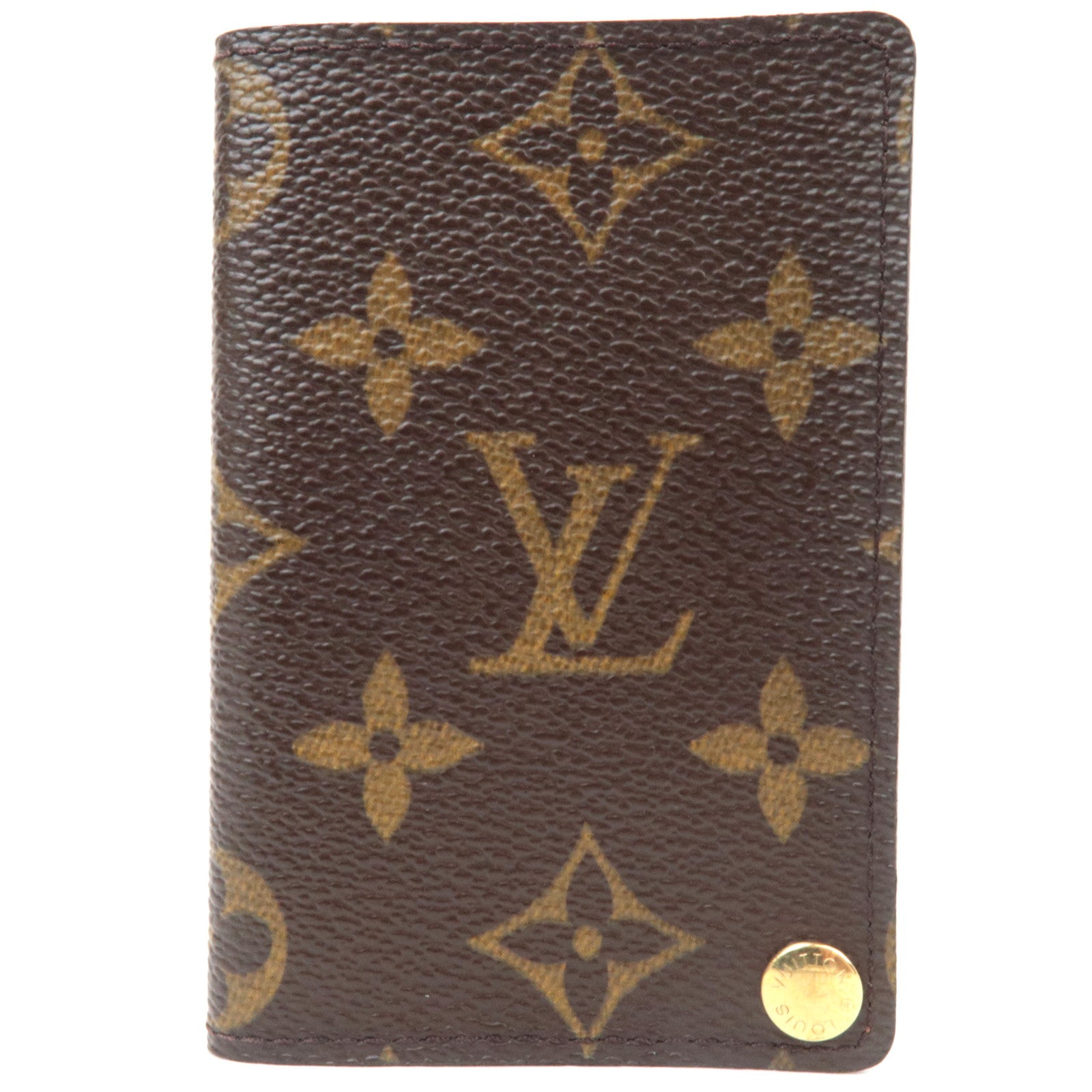 Louis Vuitton Monogram Porte Carte Credit Pression Card Case M60937 CT009381567