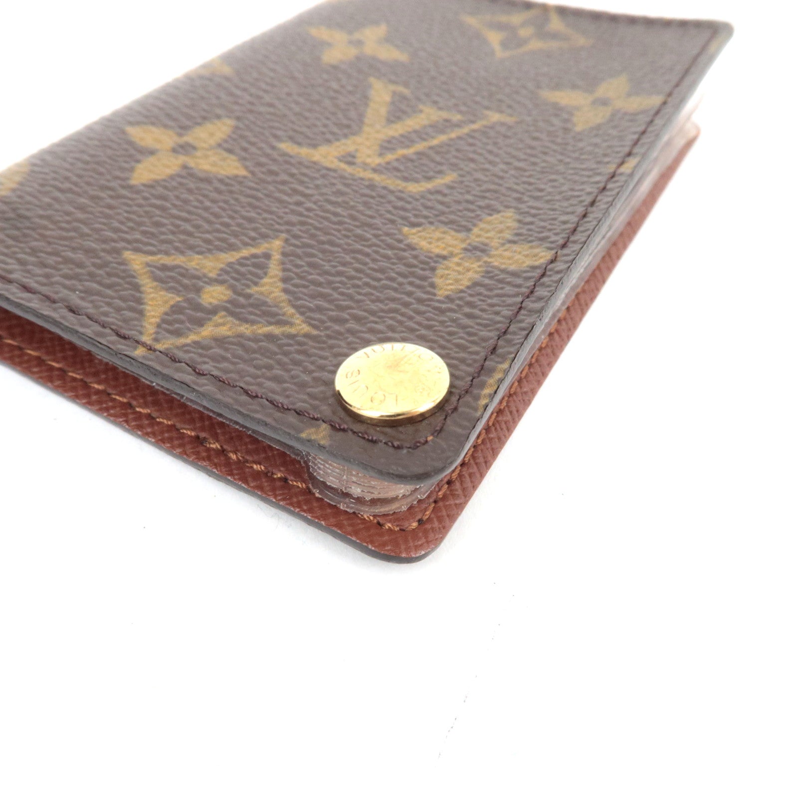 Louis Vuitton Monogram Porte Carte Credit Pression Card Case M60937 CT0093