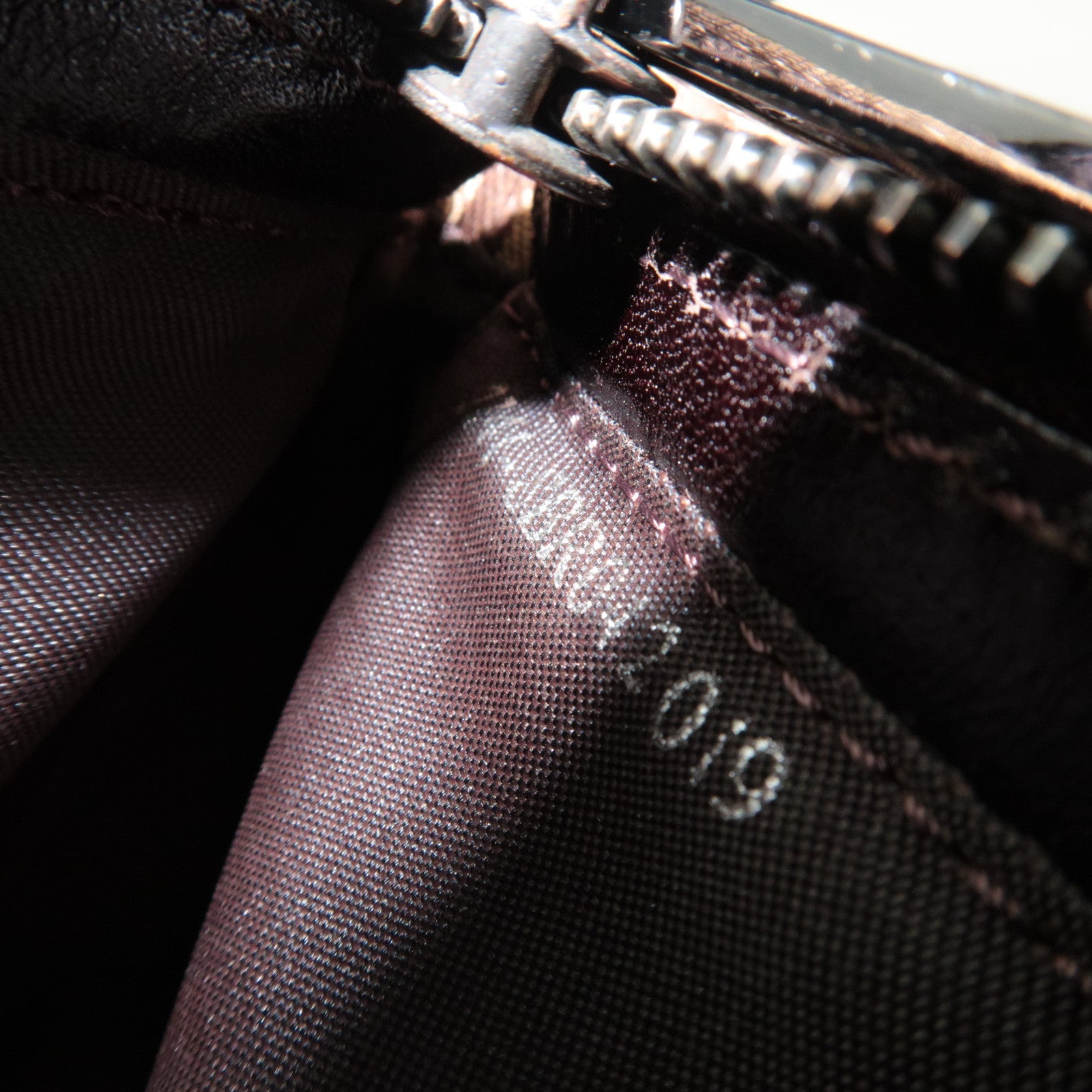 FENDI Zucchino Shoulder Bag Canvas Leather Beige Brown 8BR042