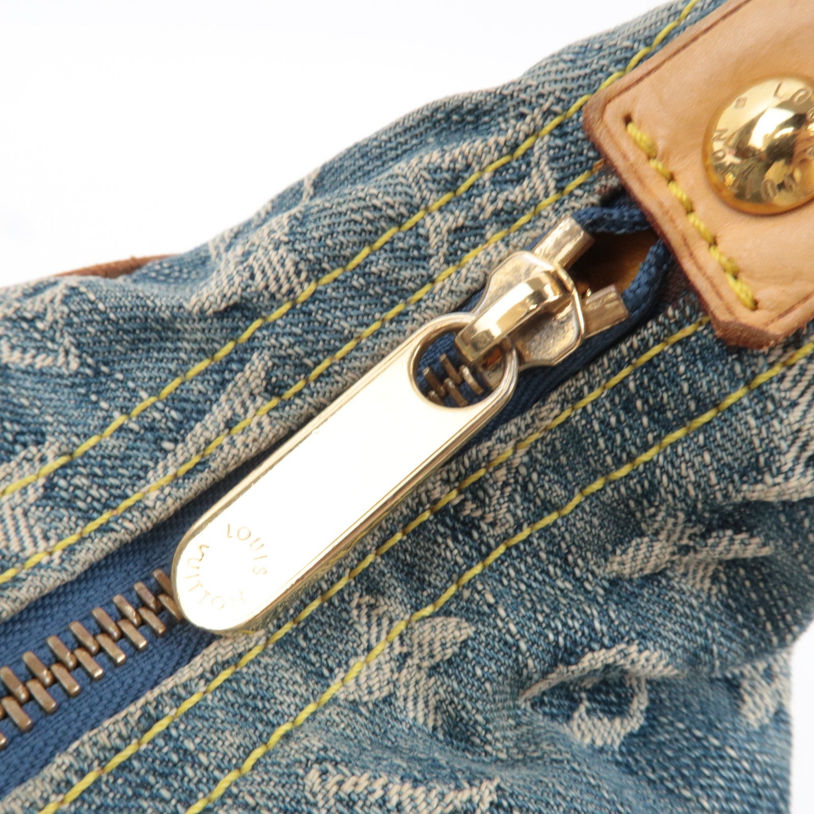 Louis Vuitton Monogram Denim Baggy PM Shoulder Bag M95049 AS0086 *Dust bag, Short Strap