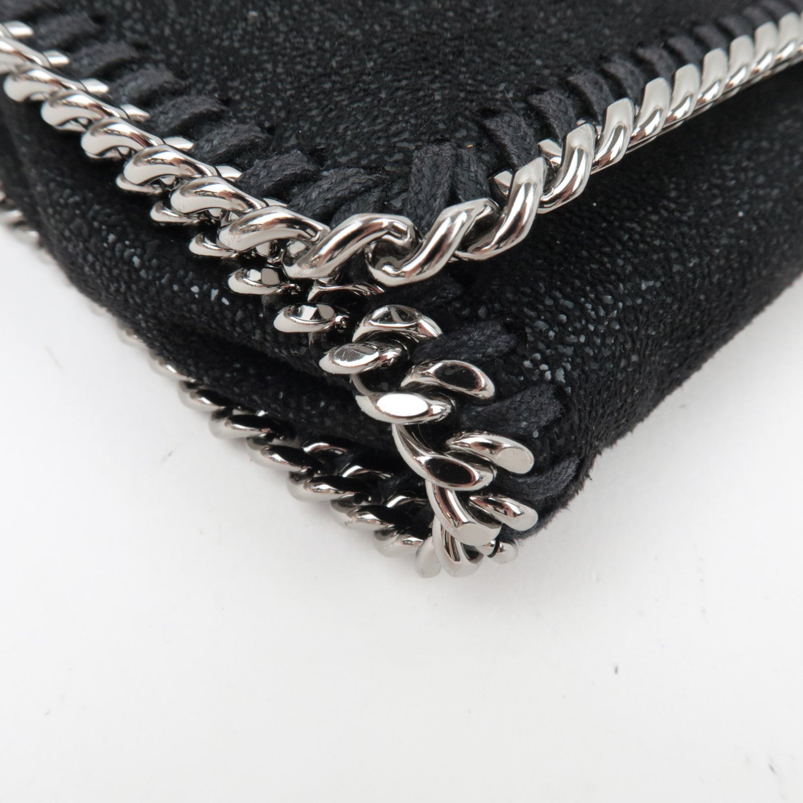 Stella McCartney Falabella Small Chain Shoulder Bag Vegan Leather Black *Dust bag